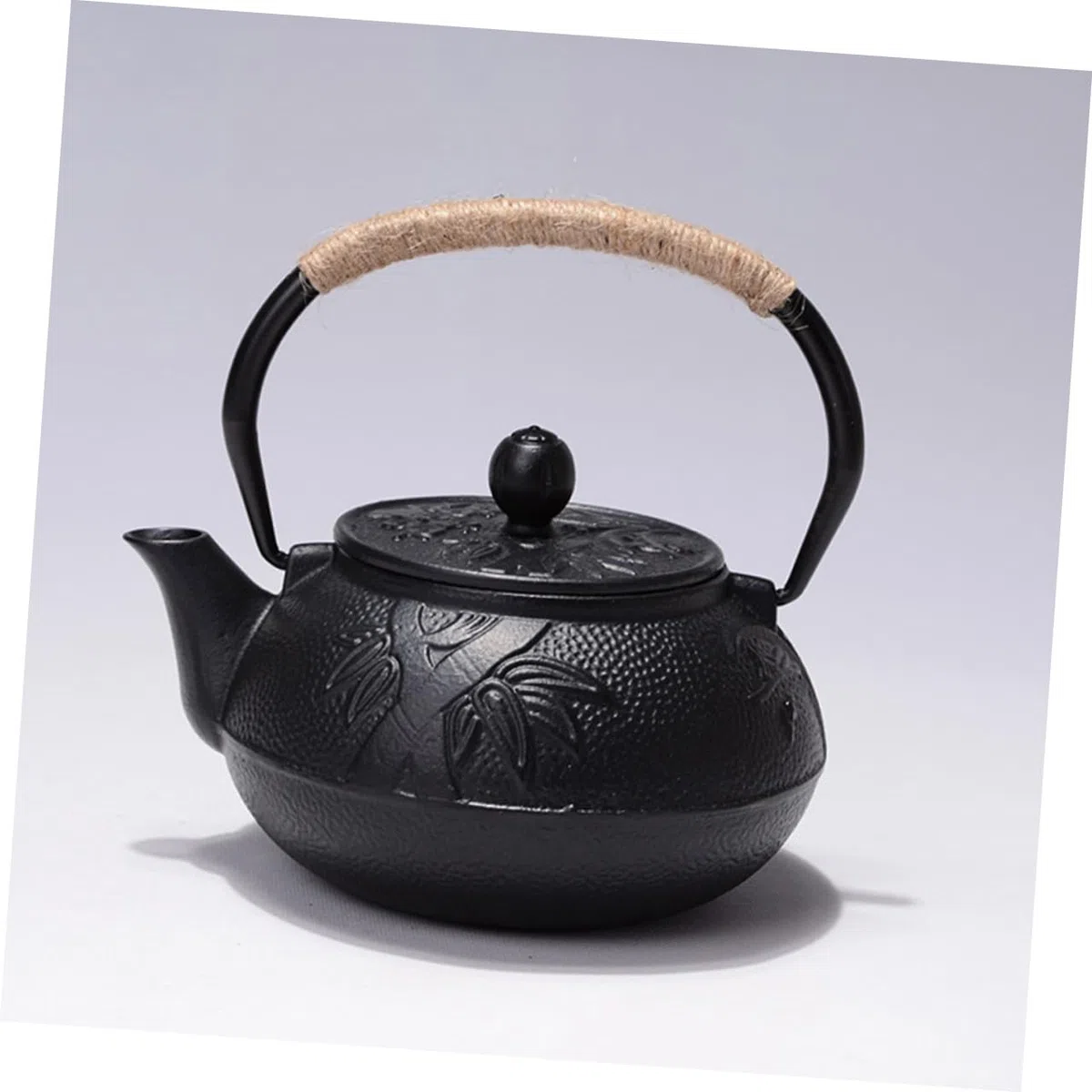 PRETYZOOM Tetera De Hierro Fundido Hervidor De Hierro Para Estufa Hervidor De Agua Delicado Para Cocina Para Té Multifunción