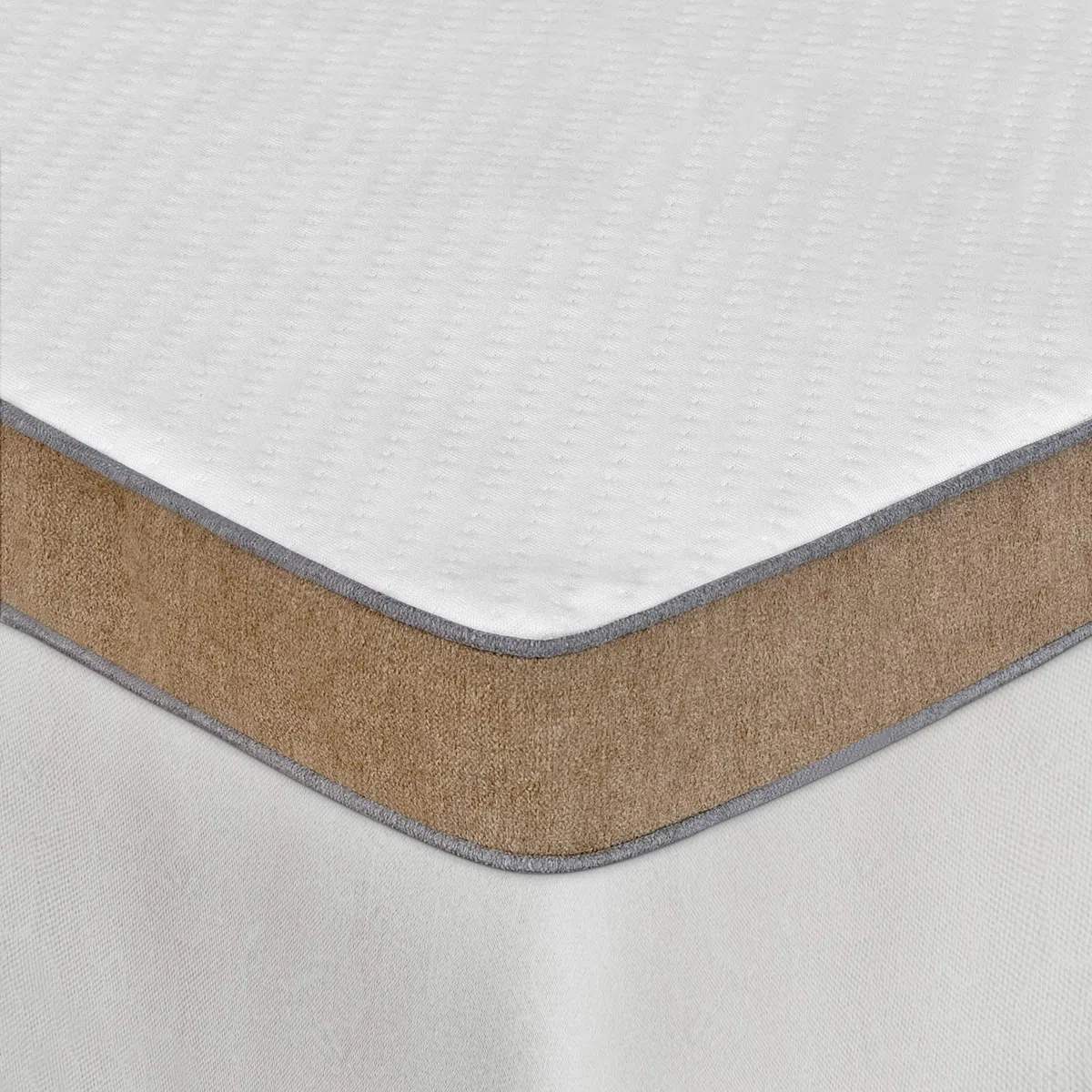 BedStory Topper 180 x 200 cm, 7,6 cm de Espuma de Gel con Memoria, Protector de colchón de dureza H2 + H3 2 en 1, Espuma fría, ortopédico para colchones, Cama con somier, sofá Cama, con Funda
