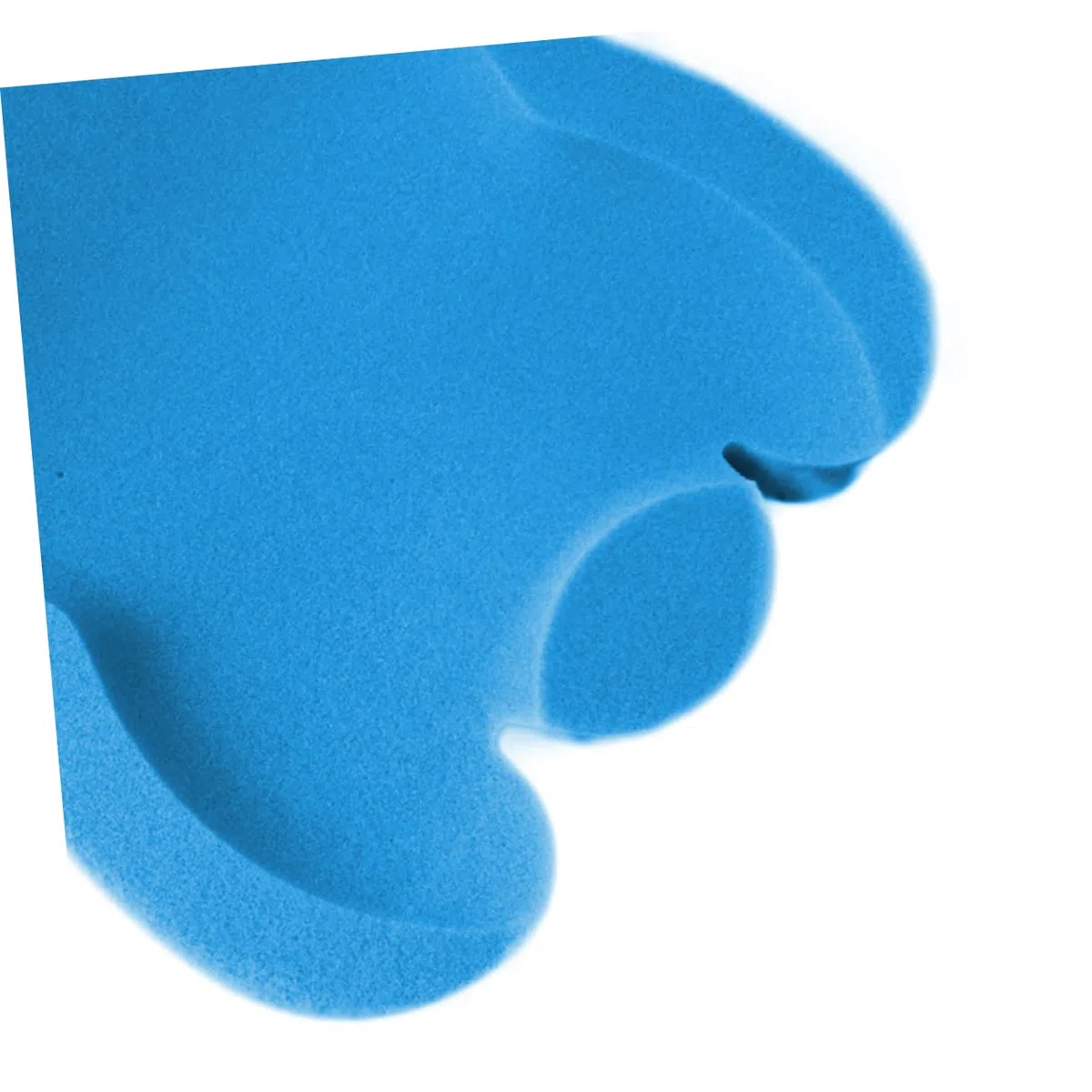 SHOWERORO Cojín Esponjoso Antideslizante Para Baño De Niño Niña Accesorio De Baño y Cómodo Para Niño Niña Color Azul