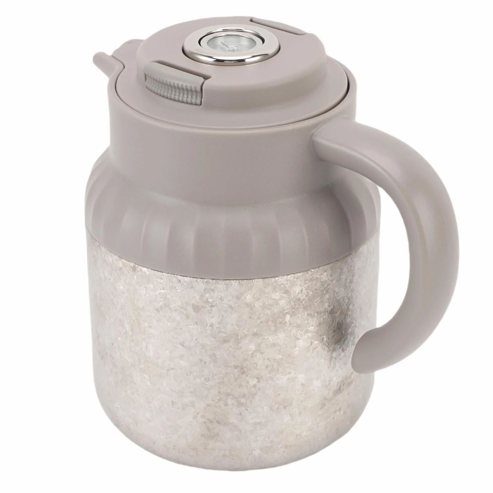 Fabater Punto de Separación de Agua de té de Filtración Fina con Exhibición Mecánica, Tapa Resistente a las Filtraciones, Ergonómico, para Consumo de Vivienda y Oficina, 1100 Ml de Capacidad