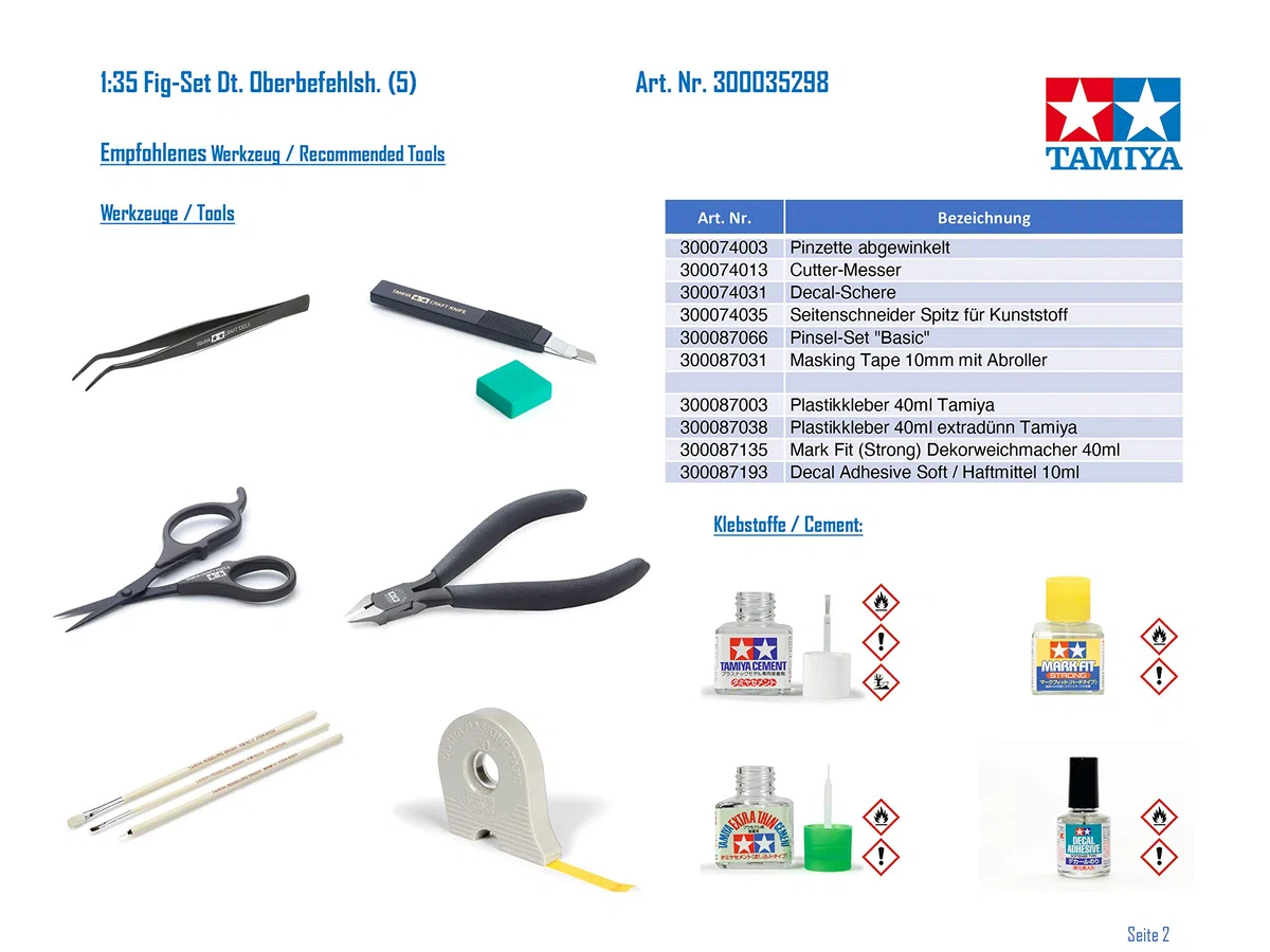 Tamiya - Figura para modelismo Escala 1:35 (35298)