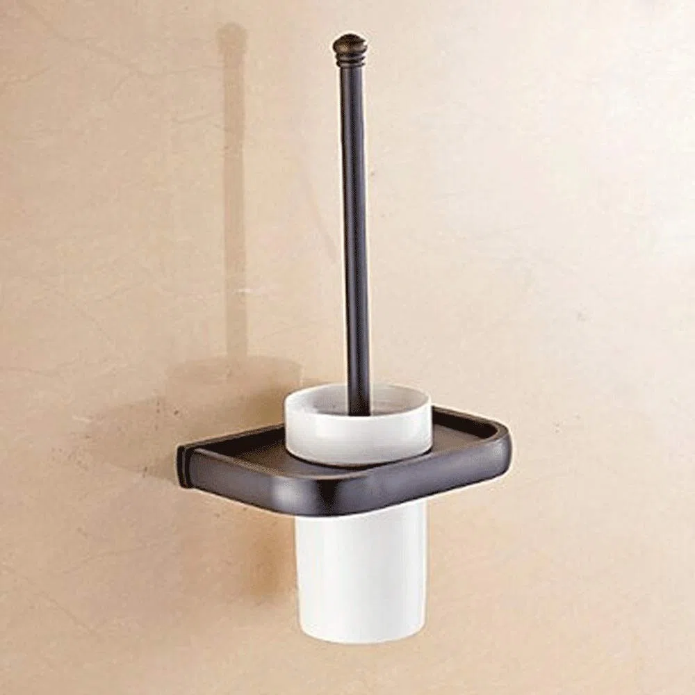 Cepillo for Inodoro Limpiador de cerdas Suaves Cepillo y Soporte for Inodoro for baño Limpieza Profunda Montaje en Pared