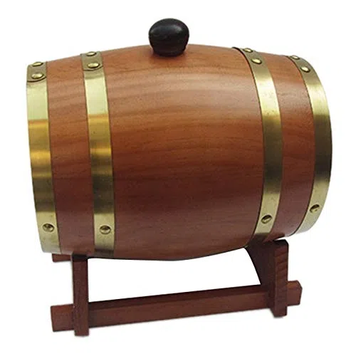 Barril de madera vintage de 3 litros, para cerveza, whisky, ron, puerto de cerveza, hotel, restaurante, barril , exhibición de exposición