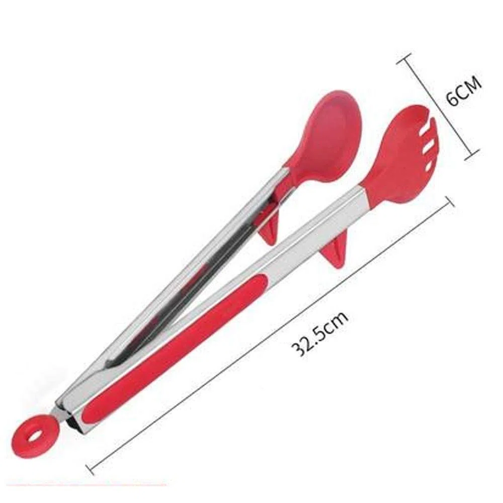 Pinzas for cocinar, pinzas for alimentos de cocina, pinzas for cocinar de silicona, herramientas de cocina, pinzas for alimentos, pinzas for espátula, pinzas for cocinar, utensilios de cocina (tamaño:
