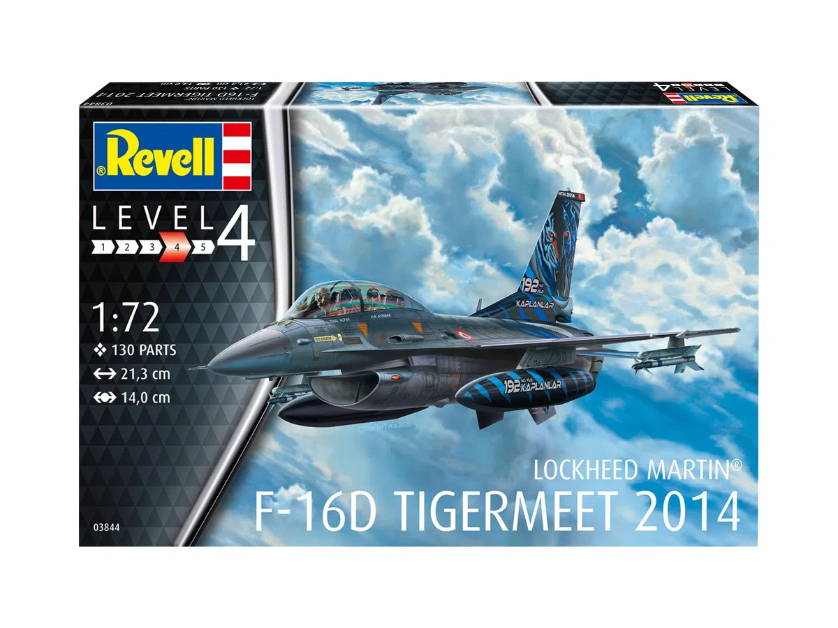Revell Kit Modelo 03844 F-16D Fighting Falcon Escala 1:72
