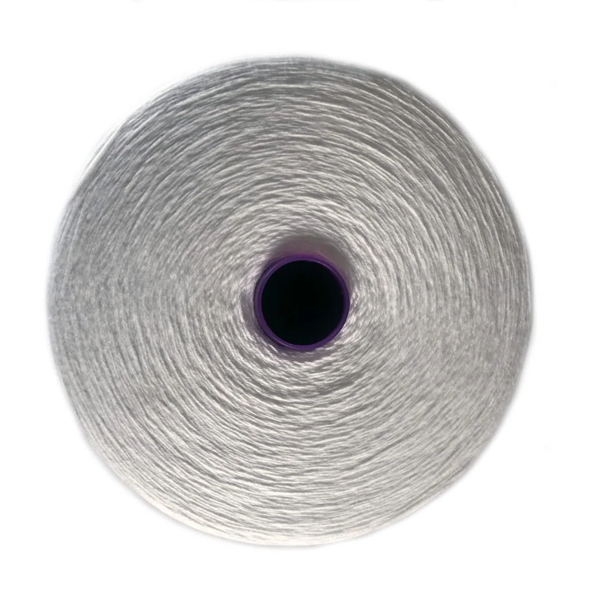 Bobina de Hilo Grueso de Poliéster para sistema de costura industrial | Hilo para coser Sacos | Cuerda de Alta Resistencia para Cerrar Costales | Color Blanco | 1 Bobina de 5 kg