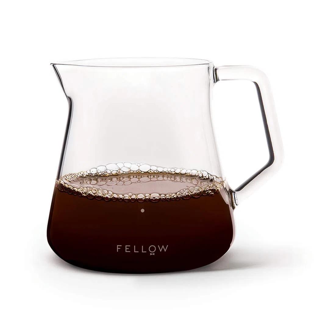 Fellow Mighty | Jarra pequeña de vidrio | Jarra para preparación manual de café o para infusión de té, decantador de vidrio de borosilicato, recipiente transparente | 500 ml