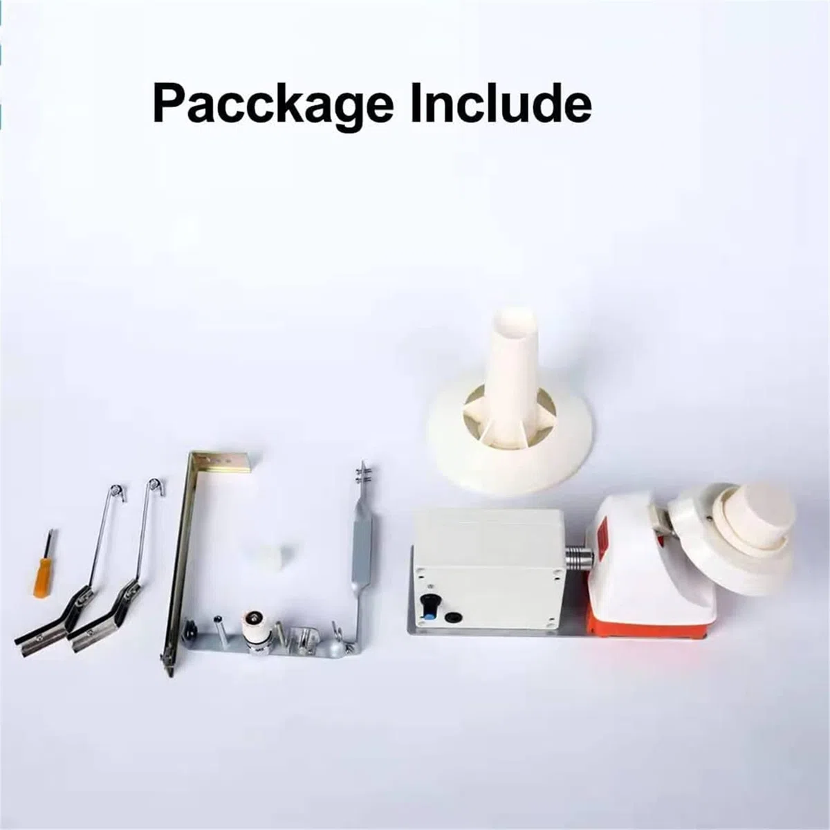 Bobinadora AutomáTica De Bolas De Hilo, Conjunto De Bobinadora De Bolas De Hilo, Velocidad Ajustable, Bajo Nivel De Ruido, para Bobinadora De Bolas De Hilo De Metal/Lana/Cuerda/Nylon Gear