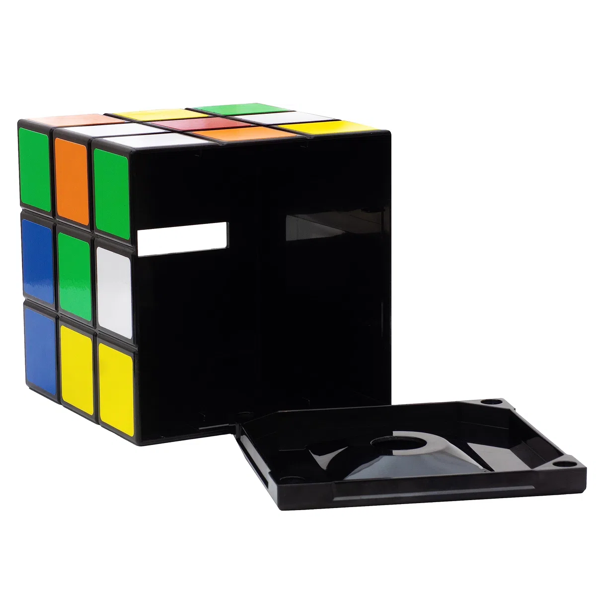 getDigital 8372 - Caja Para Pañuelos Cubo Mágico - Cierre Magnético - Multicolor - 14 x 14 x 14 cm