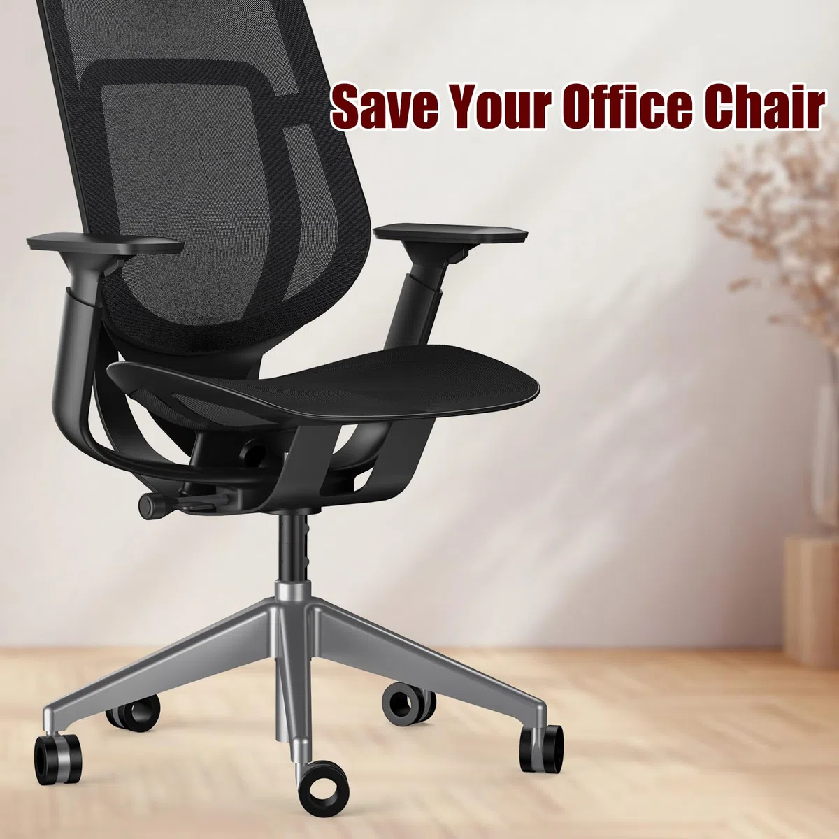 Abrazadera de tubo de fijación de barra de elevación para silla de oficina. Conecta la abrazadera al pistón del cilindro de la silla de oficina grande para evitar que el asiento se hunda, con