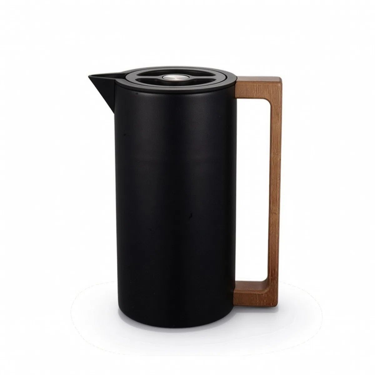Jarra Termo con Mango Jarra Térmica Portátil Recipiente para Cocina, Array, Negro