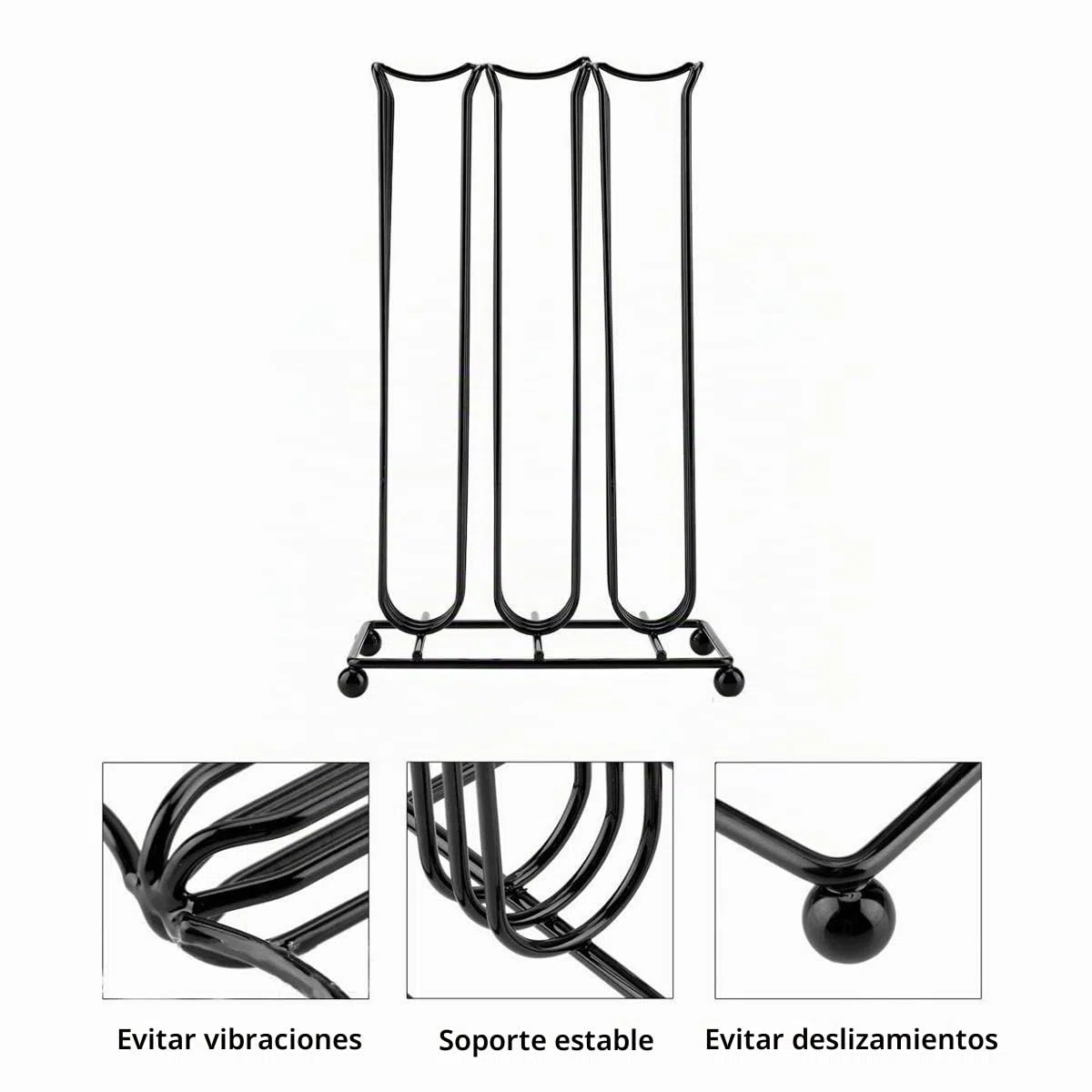 Soporte para Cápsulas de Café Nespresso - Dispensador para 42 Cápsulas, Soporte Cromado Duradero