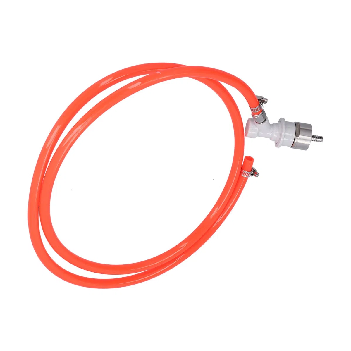 Conjunto de Línea de Bloqueo de Bola, 1,7 M Conjunto de Línea de Cerveza de Bloqueo de Bola con Tapa de Carbonatación de 5/16 Pulgadas Accesorios de Barril de Cerveza para Sistema de Elaboración de Ce