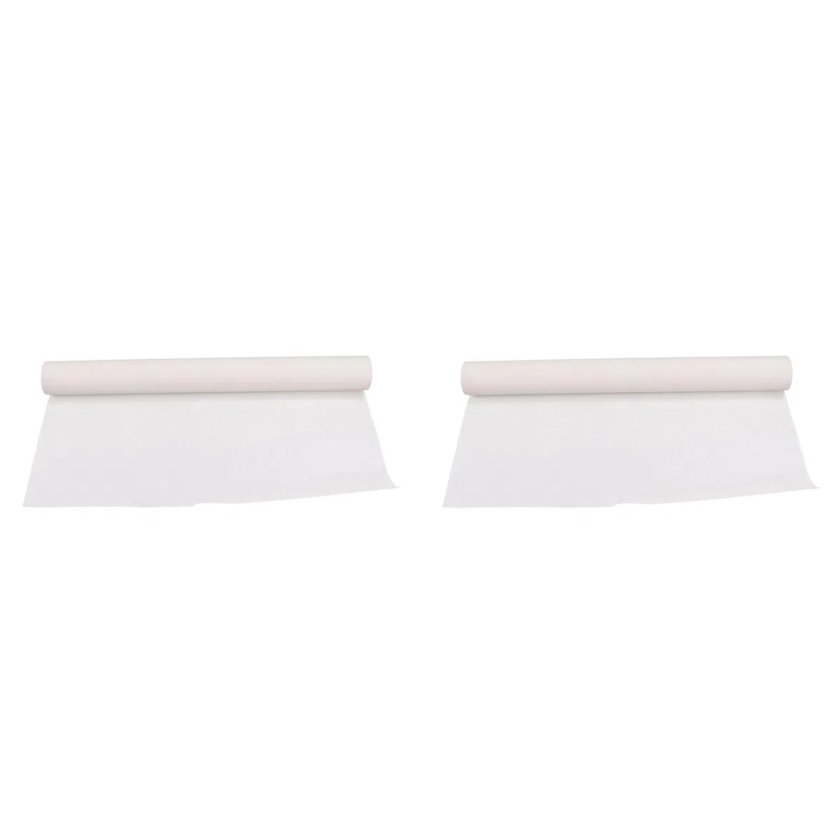 Rollo de 2 Rollos de Papel de Calco, Papel de Calco de 18 Pulgadas y 44 Cm de Ancho, Papel de Calco para Bocetos de Alta Transparencia, Papel de Patrón de Absorción de Tinta Blanca