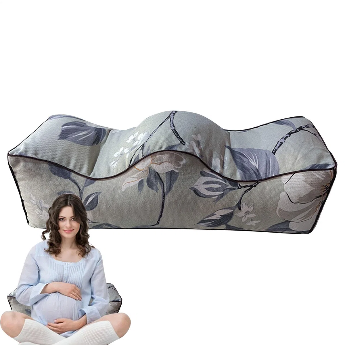 Almohada de Apoyo para piernas para Dormir | Almohada ortopédica para | piernas para dormir de lado y espalda | Cómodo cojín de espuma para la circulación sanguínea, elevación del pie y soporte de