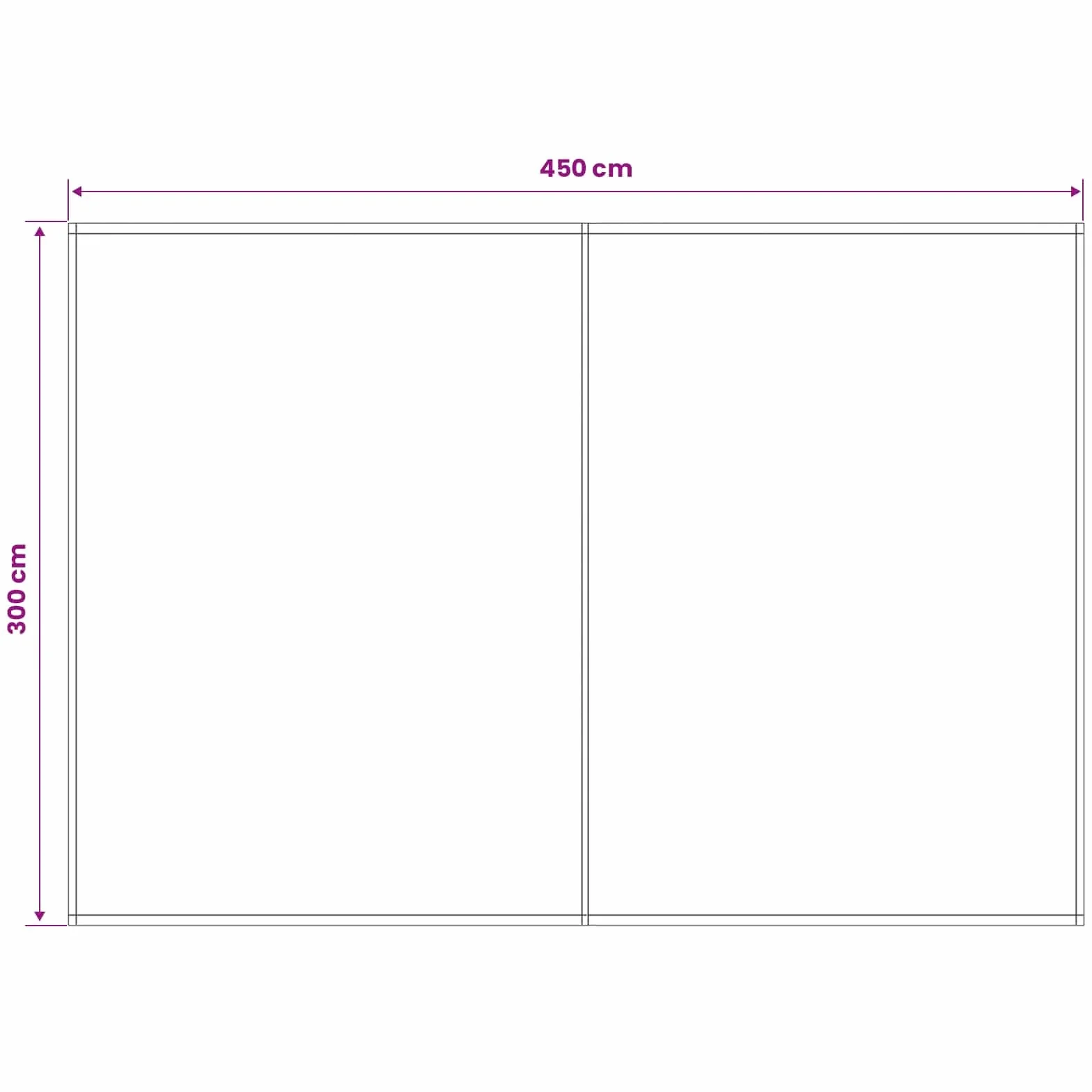 Lona de repuesto para toldo, color gris antracita, 450 x 300 cm | Poliéster revestimiento PU, impermeable, fácil limpieza, uso exterior, valencia incluida