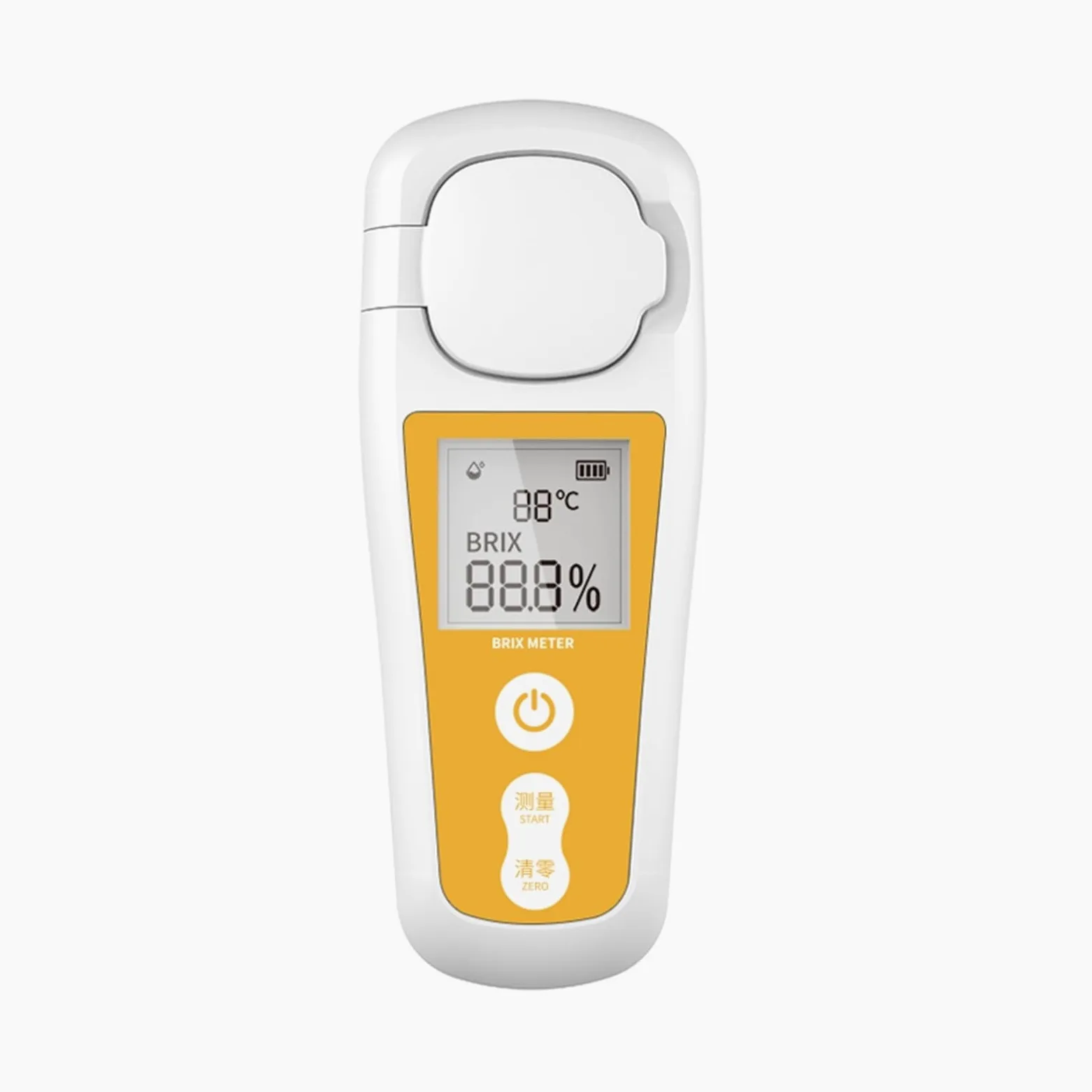 Refractómetro Brix, refractómetro medidor Brix, Refractómetro Digital 0-55%, medidor, medidor de jugo de frutas, bebidas, contenido de azúcar, instrumento de medición, medidor de azúcar para medir el
