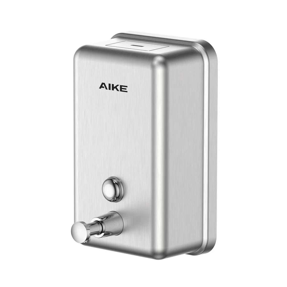 AIKE Dispensador De Jabón Pared, 1100 ML Dispensador De Jabón De Acero Inoxidable, Capa Protectora De ABS Incorporada, Antióxido Y Antigoteo, Dispensador De Jabón De Manos Líquido Comercial