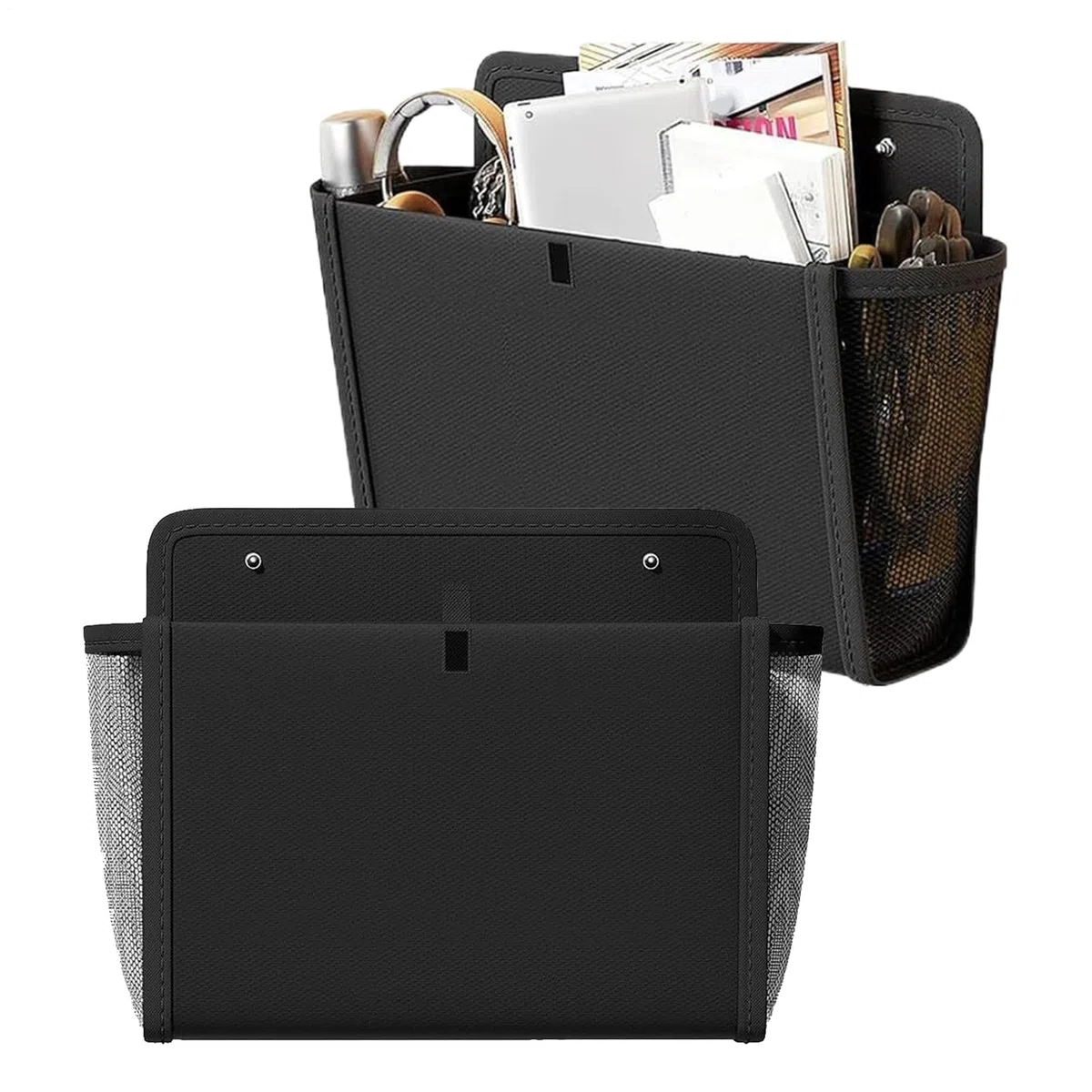 Organizador de pared | Organizador de almacenamiento colgante de pared de 2 piezas, estantes de bolsillo para puerta, hogar, camping, autocaravana, oficina