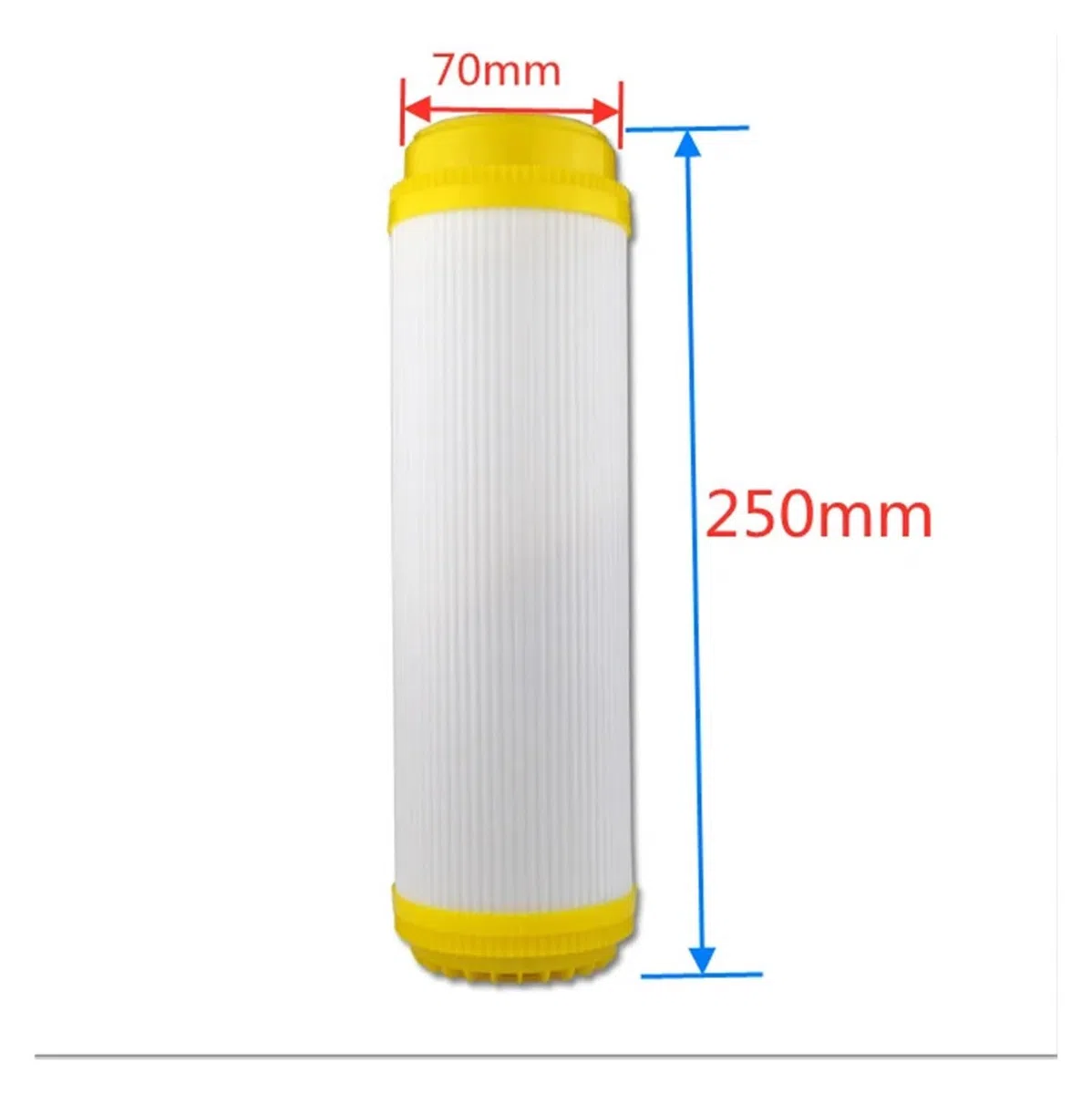 Cartucho de filtro de resina de 10 pulgadas, intercambio iónico de agua pura suavizada, elimina la descalcificación/sistema purificador de agua alcalina fuerte(3pcs)