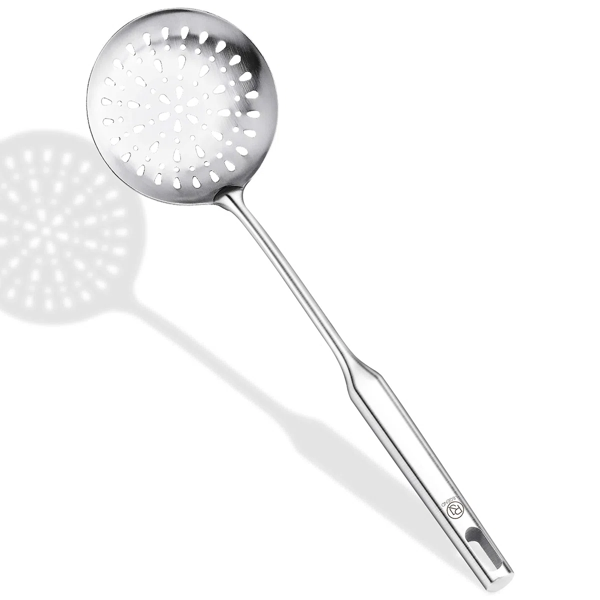 Utensilio de acero inoxidable con mango
