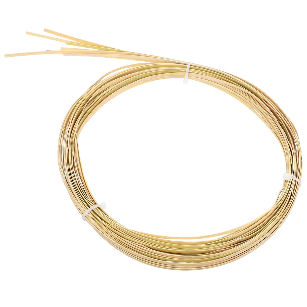 Yardwe Tiras de bambú para tejer cestas, 300 x 0,16 x 0,08 pulgadas, material de manualidades para manualidades, reparación de muebles y proyectos creativos de trenzado