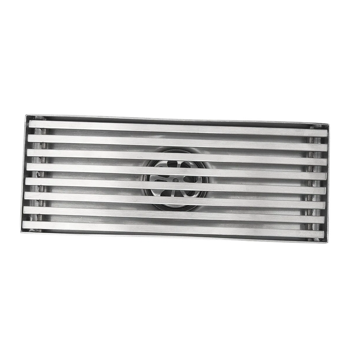 Desagüe de Ducha Lineal, desagüe de Ducha Lineal de Acero Inoxidable, desagüe de Suelo Rectangular para baño, balcón, 20 x 8 cm, colador de desagüe.