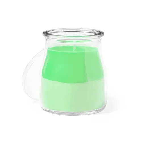 DISOK Lote 24 Velas Aromática de Cristal con Tapa, Detalles velas para eventos, decoración hogar, detalles de boda. (Blanco)