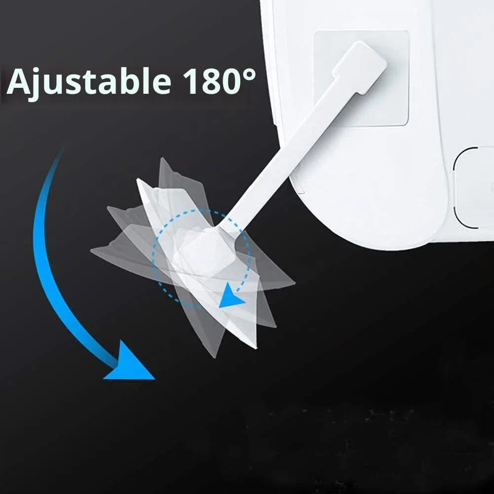 Deflector ajustable Cmboom para climatizador y parabrisas de aire acondicionado, escudo frío/caliente, para casa/oficina, ancianos, bebés, mujeres embarazadas, color blanco
