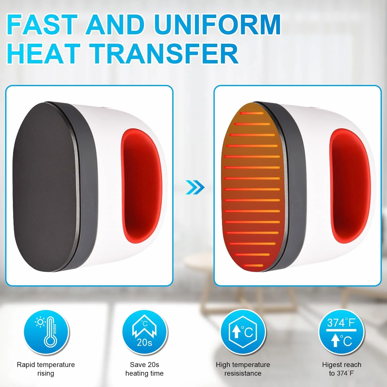Prensa de Transferencia Mini Prensado de Calor, Máquina de Prensa Caliente pequeña HTV Portátil Easy Press Mini DIY para Ropa, Zapatos, Sombreros, Máquina de Transferencia de Calor