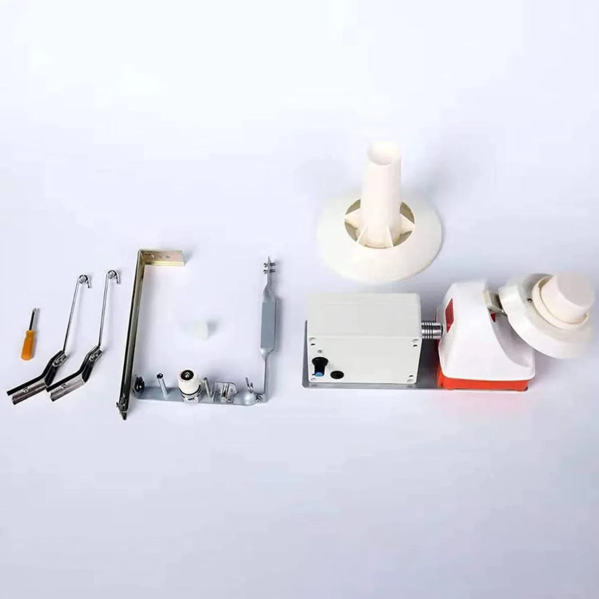 Carrete de Tejer eléctrico Hilo de Nylon Hilo de Bola Bobinador automático de Bolas de Hilo, 20x12x8cm / 7.87x4 Velocidad Ajustable y bajo Nivel de Ruido, fácil de configurar y Usar, para Hilo