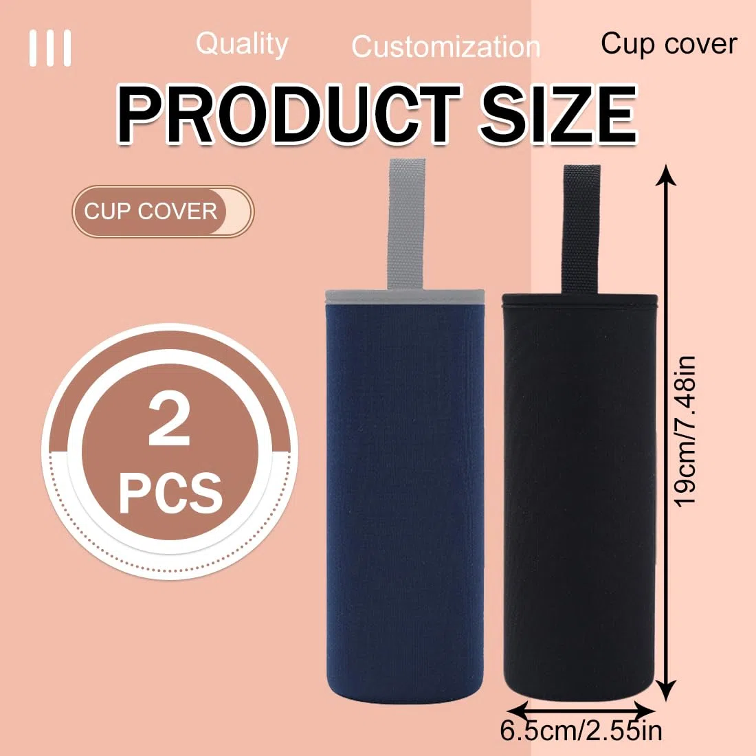 2 bolsas térmicas para botellas, bolsas para botellas, fundas térmicas para botellas de agua