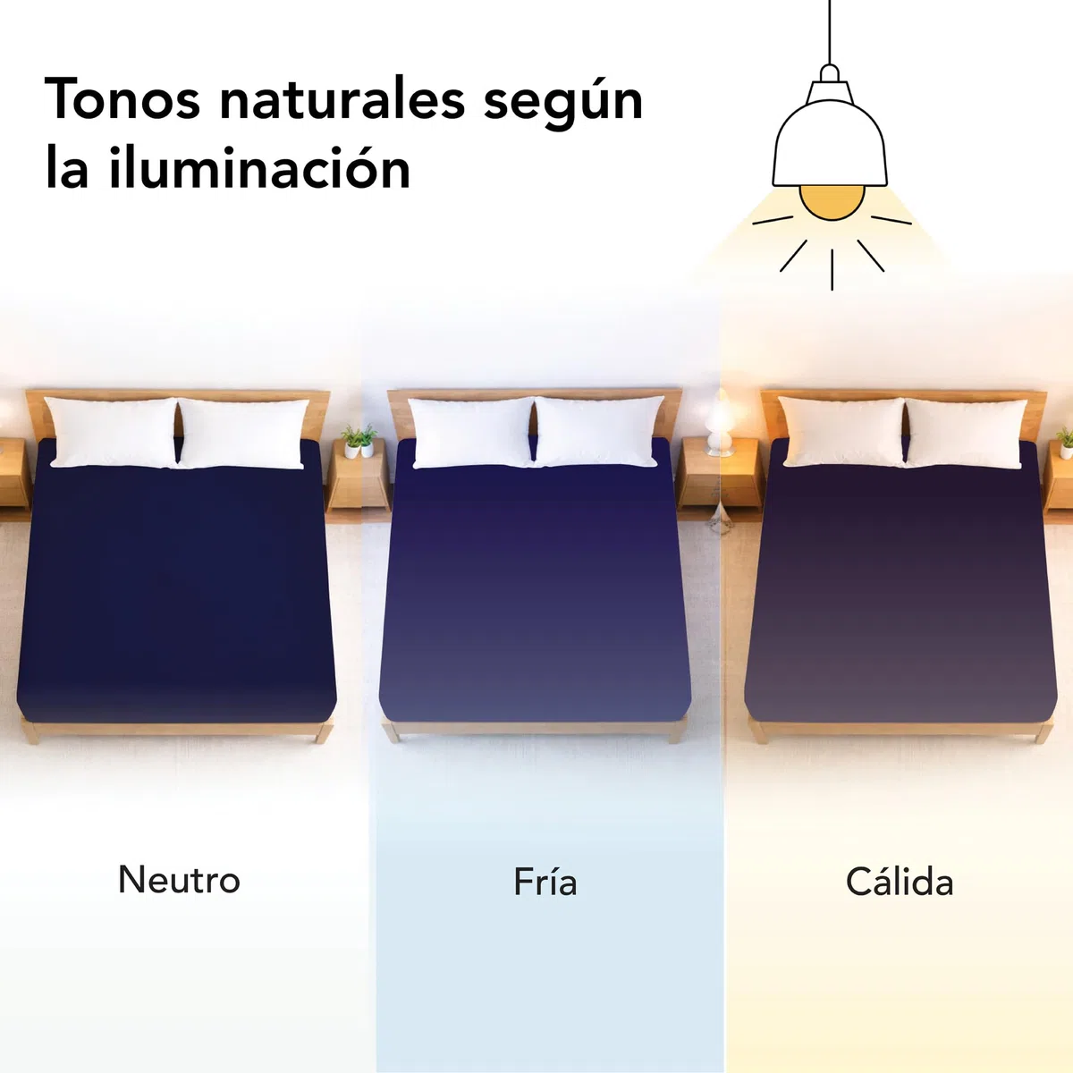 Ôhm Sábana Bajera Ajustable 150x200 Azul – Jersey 100% Algodón Elástico – Suave, Transpirable y Antiarrugas – Altura 28 cm para Colchones Altos – Oeko-Tex