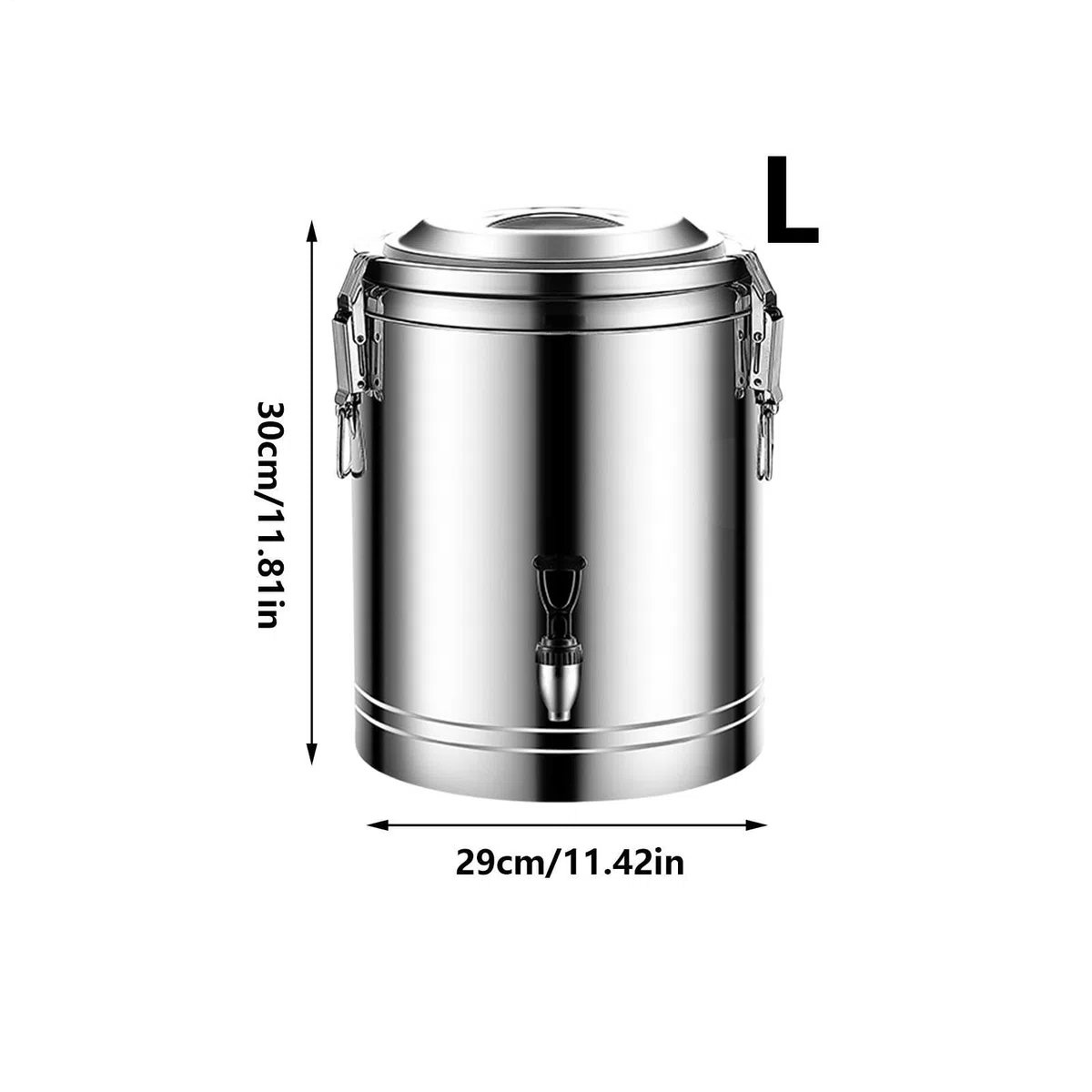 Dispensador de Bebidas Cubo Grande Aislado Hermético Alimenticio | Cubo Dispensador De Agua Para Bebidas Heladas para Café, Té, , Limonada, Picnic, Cafetería, Restaurante,