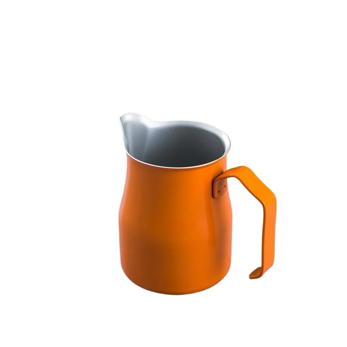 Jarra de Leche de Acero Inoxidable Jarra for espumar leche de acero inoxidable: vierta sobre la tetera café Taza for humeante(700ml,Orange)