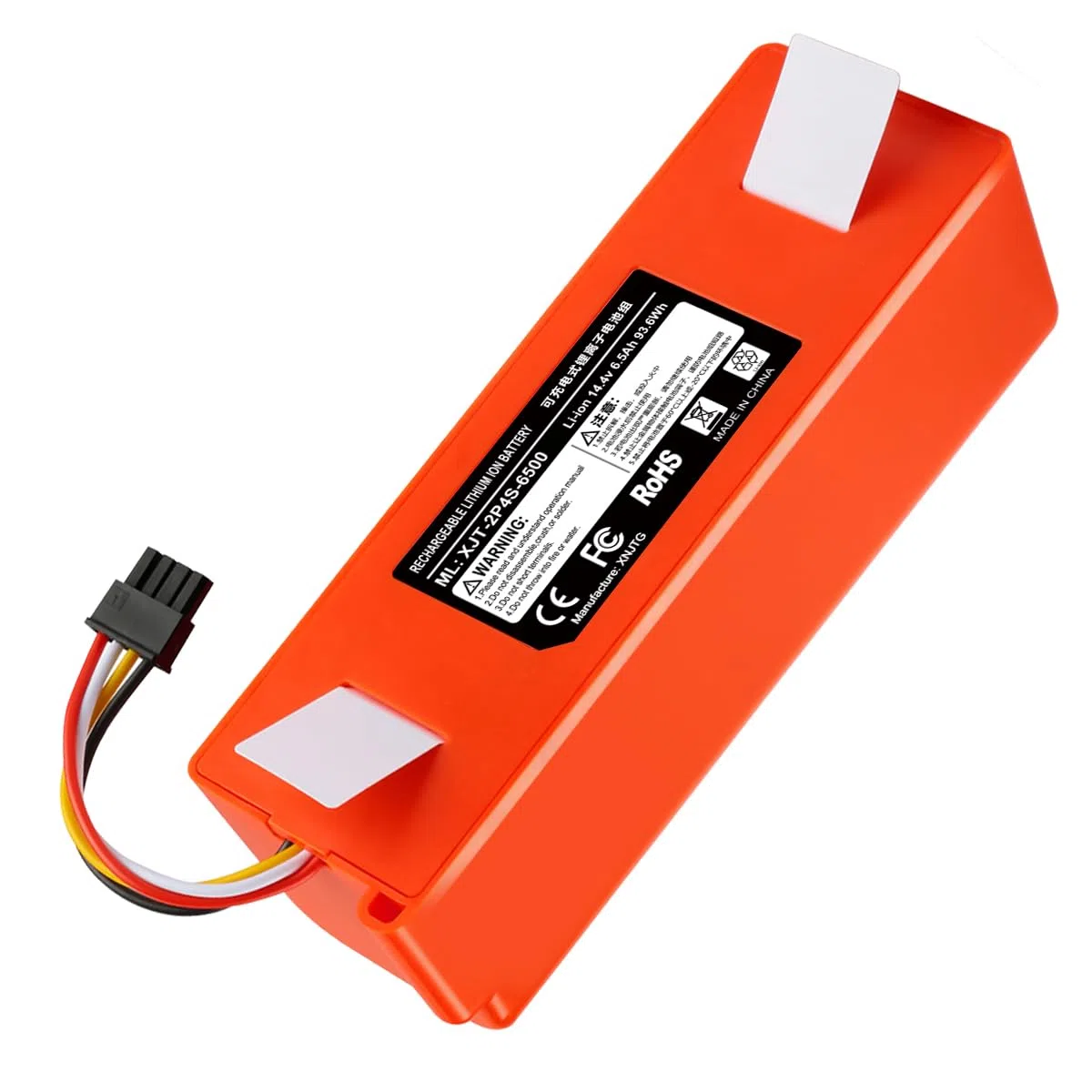 6500mAh 14,4V Pur Roborock s5 SSH SSH s50 s51 Xiaomi Robot Aspirador | Compatible con Roborock s5 s6 s7 s50 s51, compatible con Xiaomi Mi Robot Aspirador