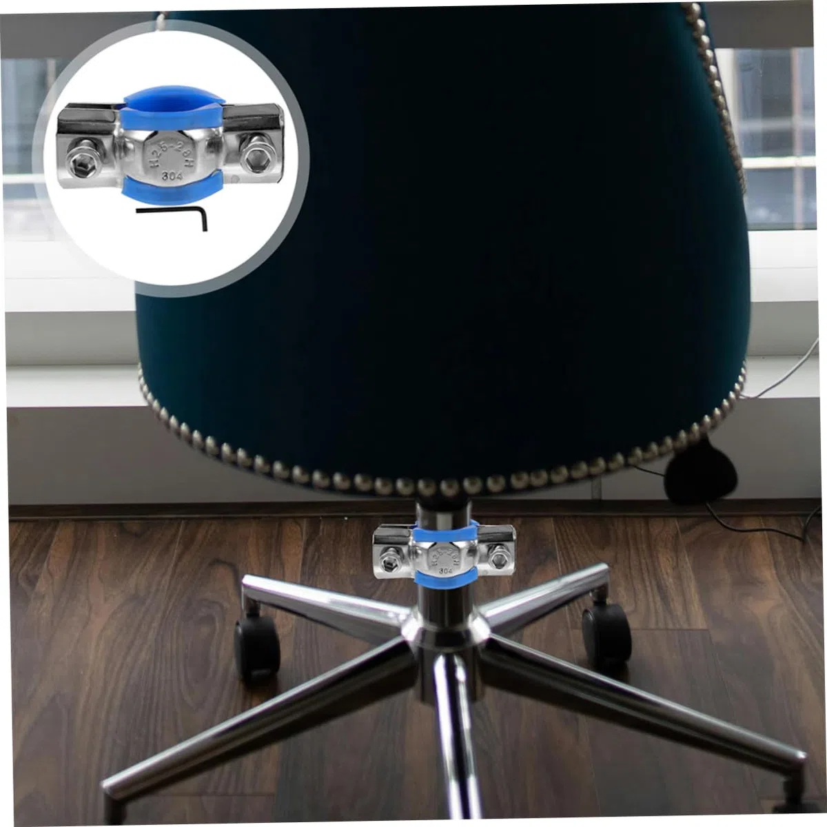SEWACC 5juegos Fijador para Sillas De Oficina Herramienta para Evitar El Hundimiento Silla Kit y Almohadillas De Compatible