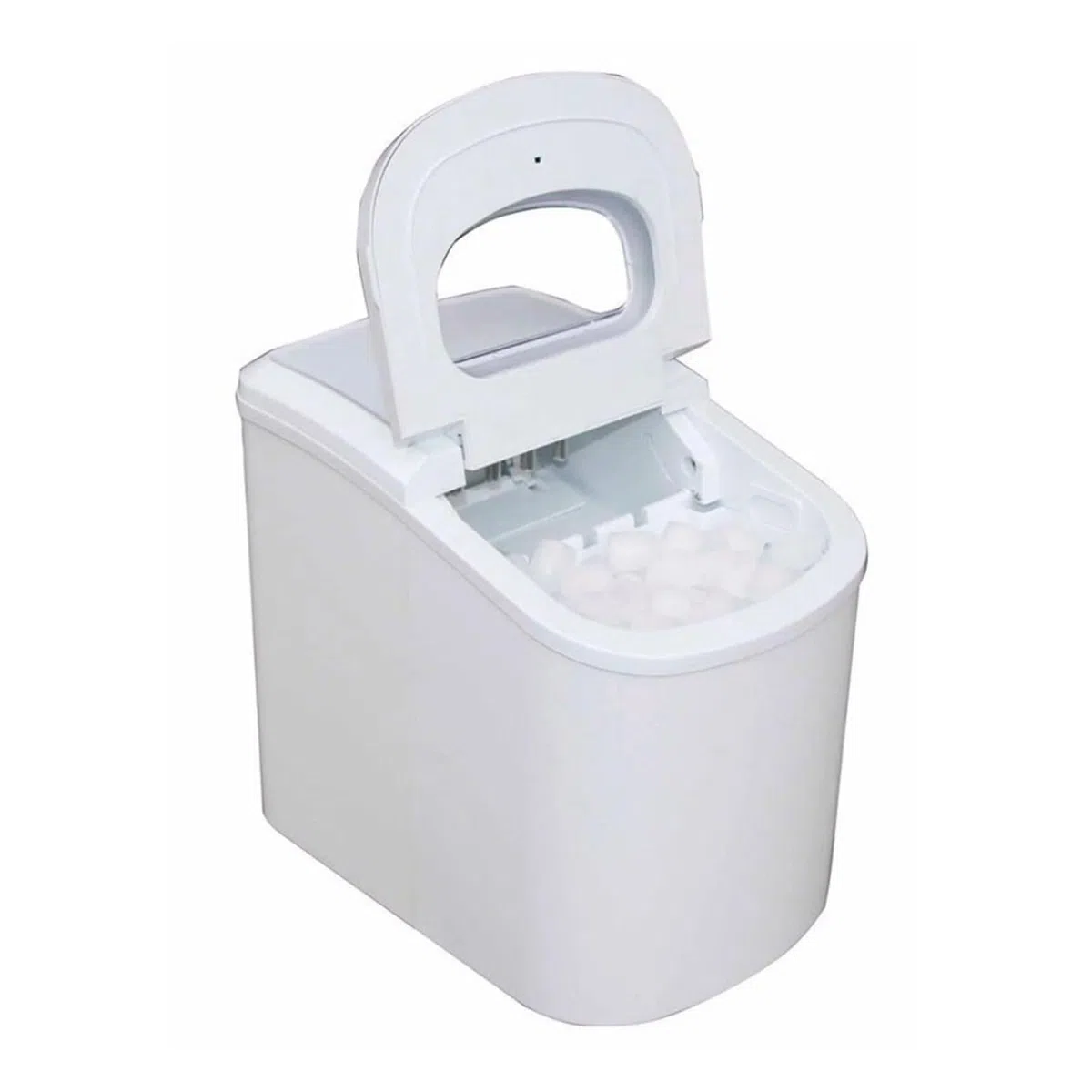Máquina para fabricar Hielo sobre encimera Encimera portátil de 22 W, máquina for fabricar Cubitos de Hielo de 27 Libras Máquina de Hielo eléctrica (Color : A)