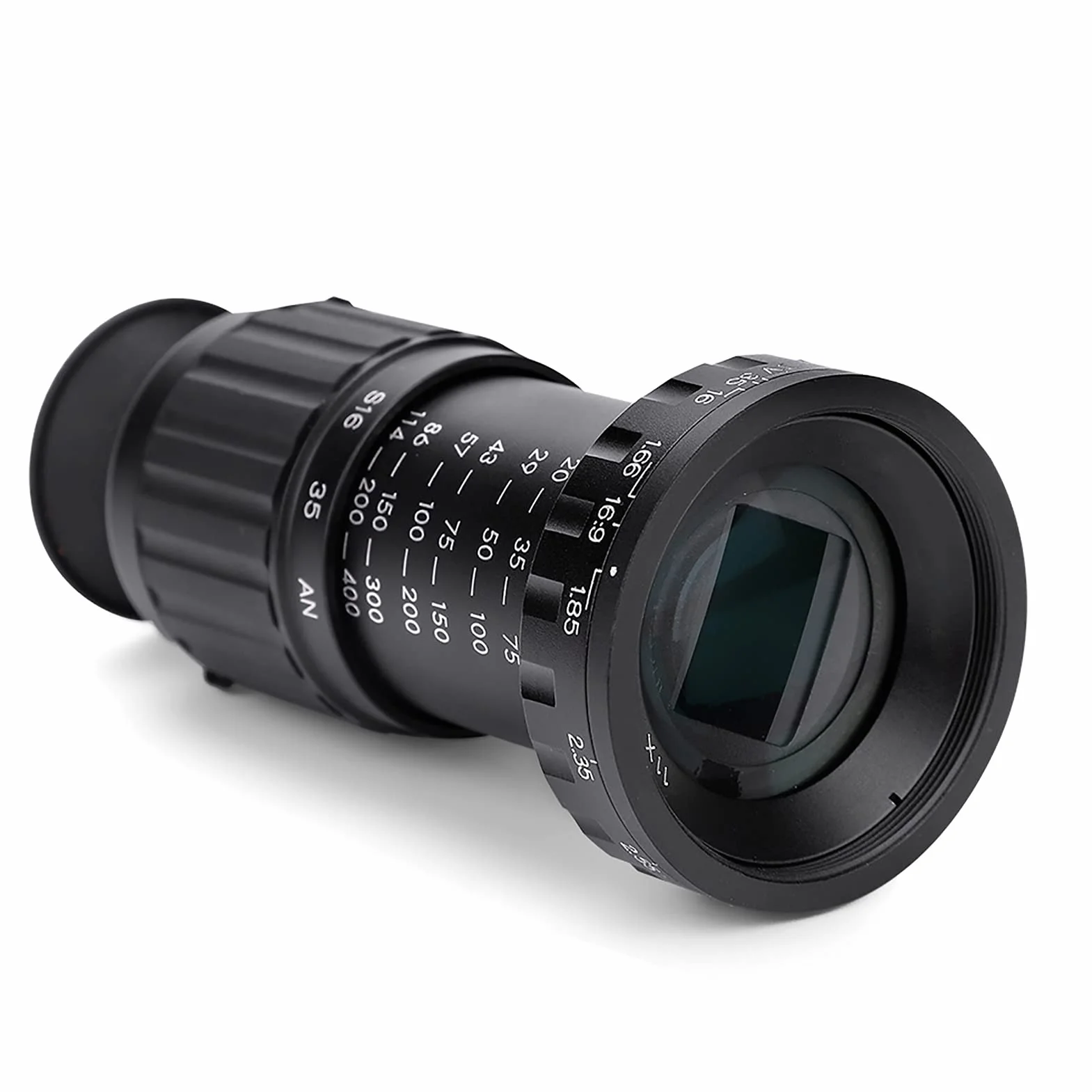 Hidyliu Visor de Director 11X HD Visor de Escenas para Fotografía Creativa Diseño Telescópico para Formatos de Cine y Televisión Convertidor Gran Angular de 37 Mm