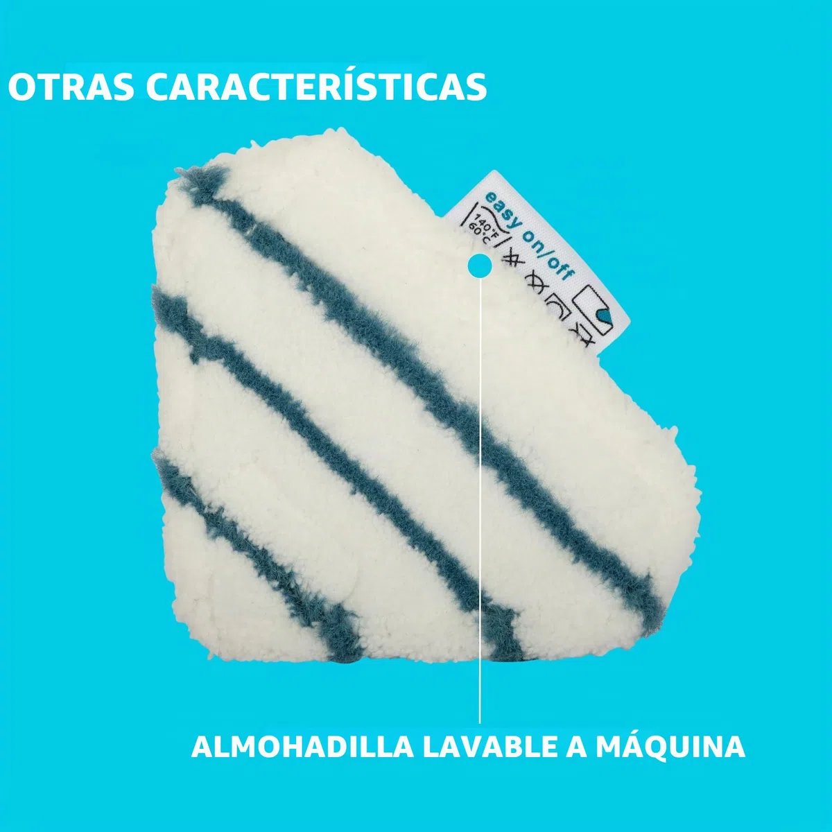 BLACK+DECKER Limpiador de Superficies con Cabezal Delta para Mopa a Vapor con 2 Almohadillas de Microfibra, FSMHDA-XJ