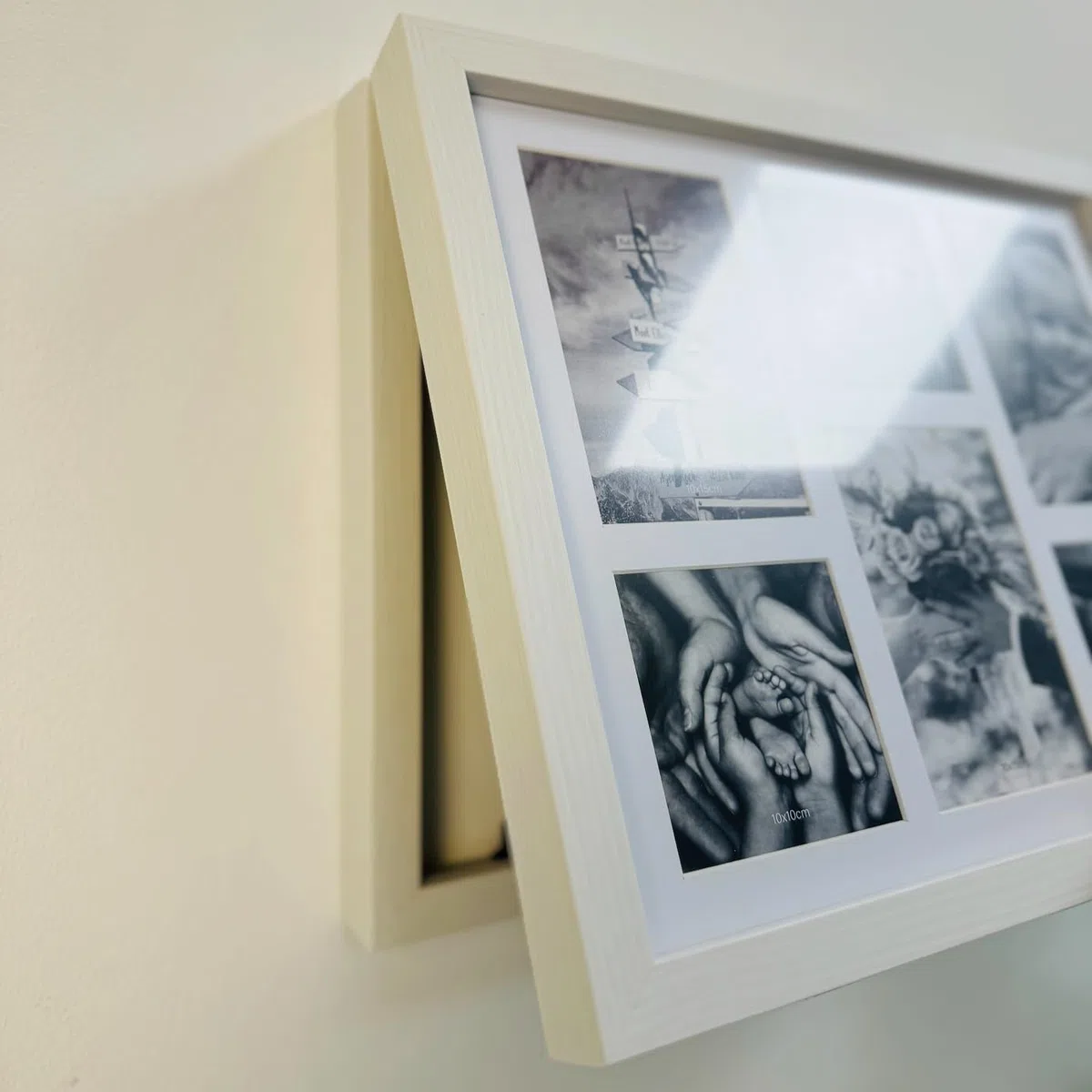 Tapa Contador para Eléctricos Nórdico de Plastico, Cubre Contador Tapa Decorativa para Cuadro Eléctrico con Fotos (Blanco)