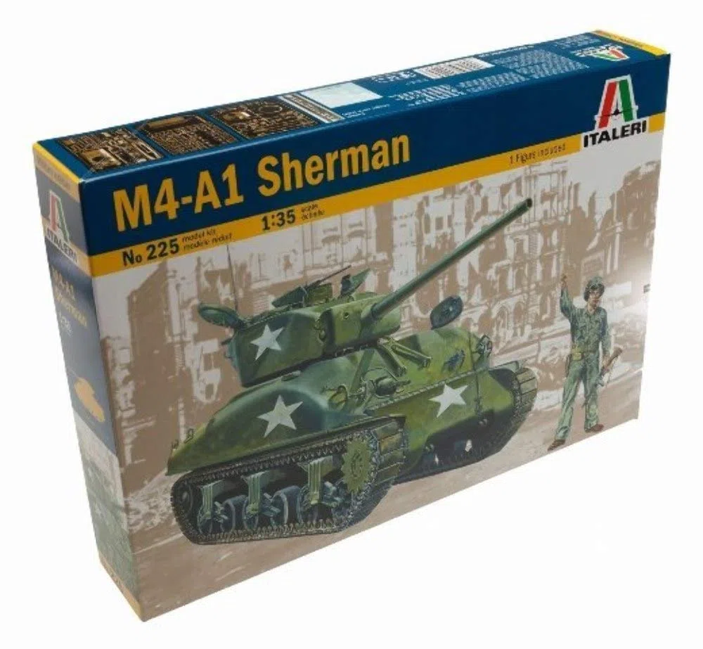 Italeri I225 M4A1 Sherman - Maqueta (Escala 1:35)