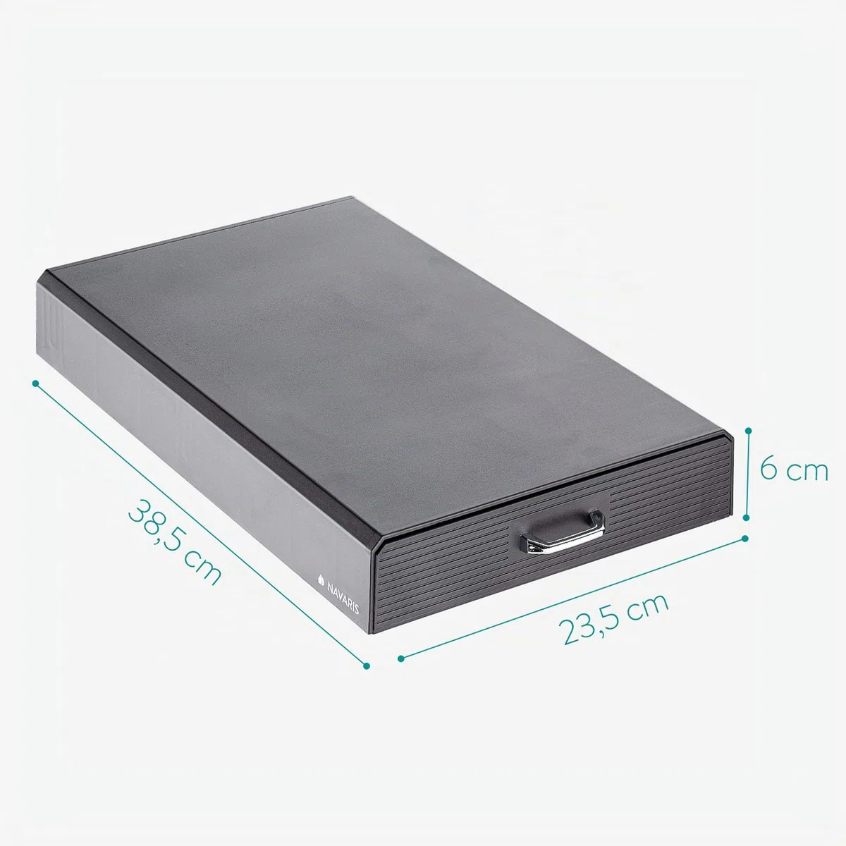 Navaris Dispensador de cápsulas café Compatible con Nespresso - Cajón y Soporte para cafetera de cápsulas - Accesorio con Capacidad de 50x cápsula