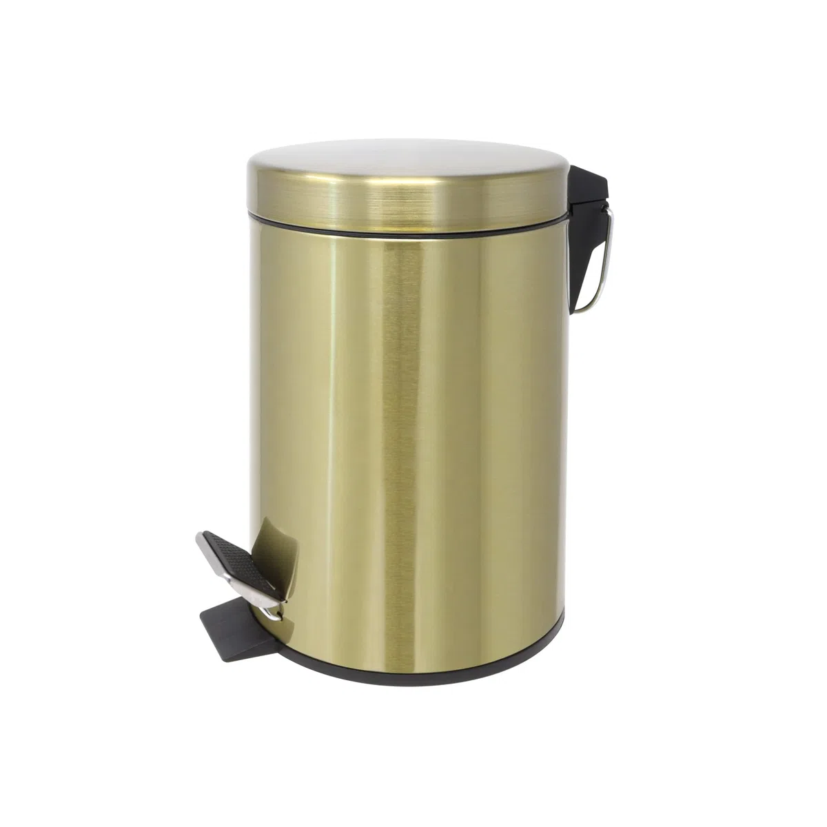 Papelera, Acero Inoxidable, Oro Viejo, 3 l