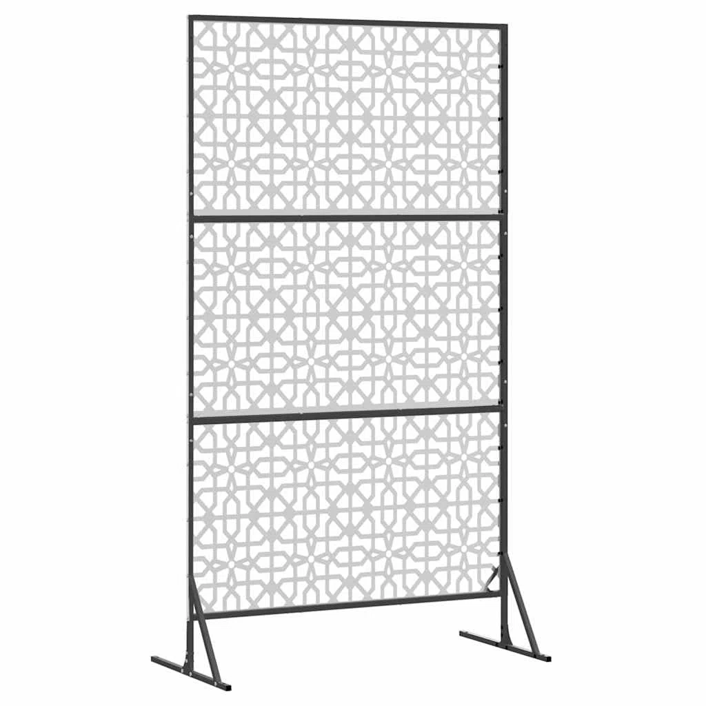 Genérico Pantalla de Privacidad Gris 100 x 50 x 180 cm Acero,Bricolaje,Vallas de jardín,Paneles de Vallas,Gris,868575