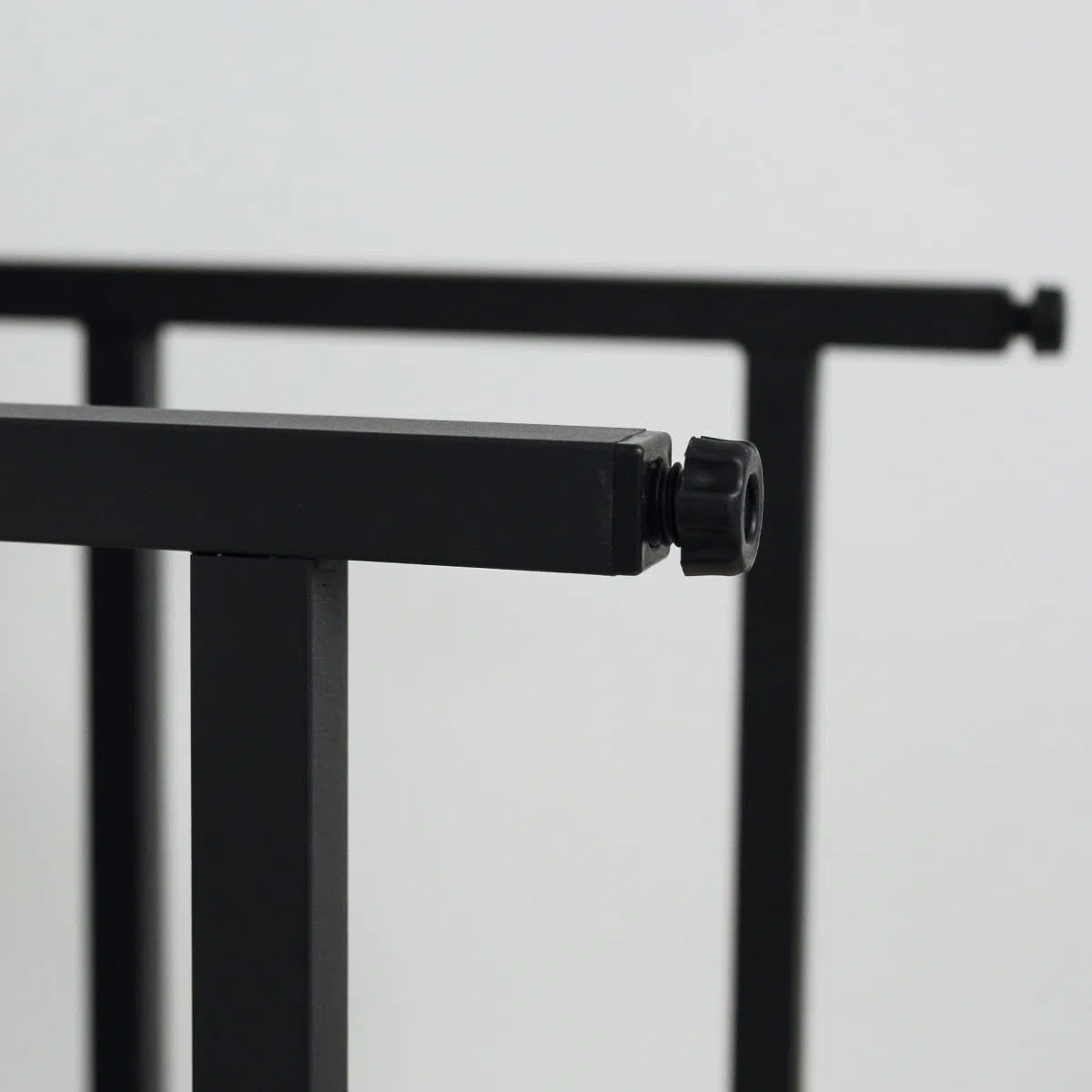 HOLMIOS Soporte para Microondas Extensible | Estante Organizador para Encimera | Multiusos | hasta 20kg | Estable y Antideslizante | 2 Niveles | Color Negro