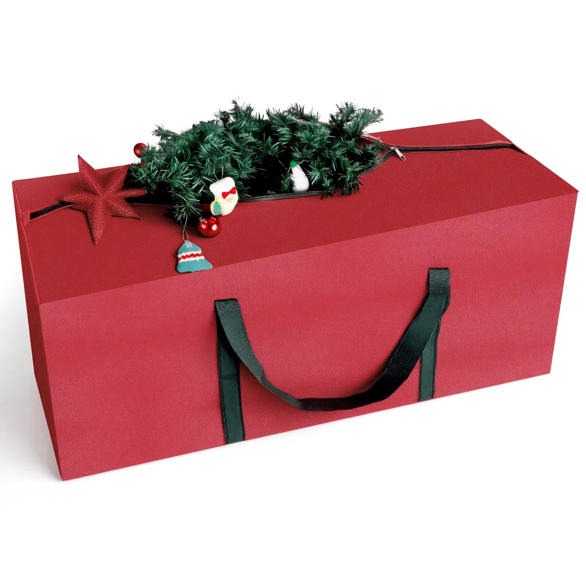Bolsa para árboles de Navidad - Bolsas para árboles de Navidad familiare, Almacenamiento de 3.2 pies - Bolsa para árboles de Navidad impermeable y resistente - con asas reforzadas