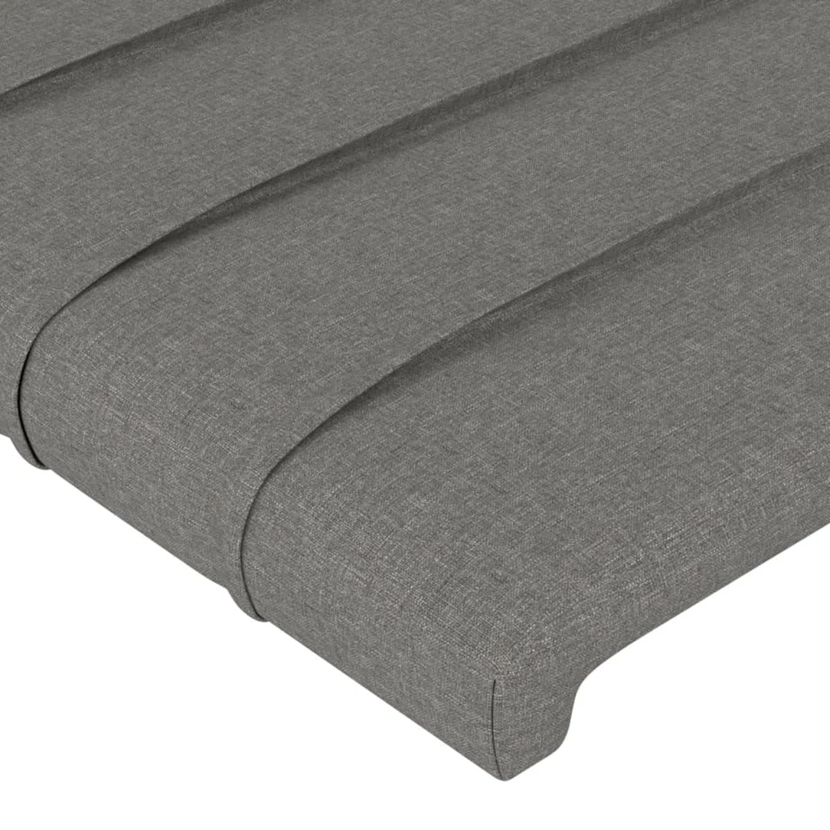 Cabeceros 2 Unidades, Cabezal De Cama, Cabezales Dormitorios Modernos, Cabecera para Cama, Cama Cabeza, de Tela Gris Oscuro 100x5x78/88 cm