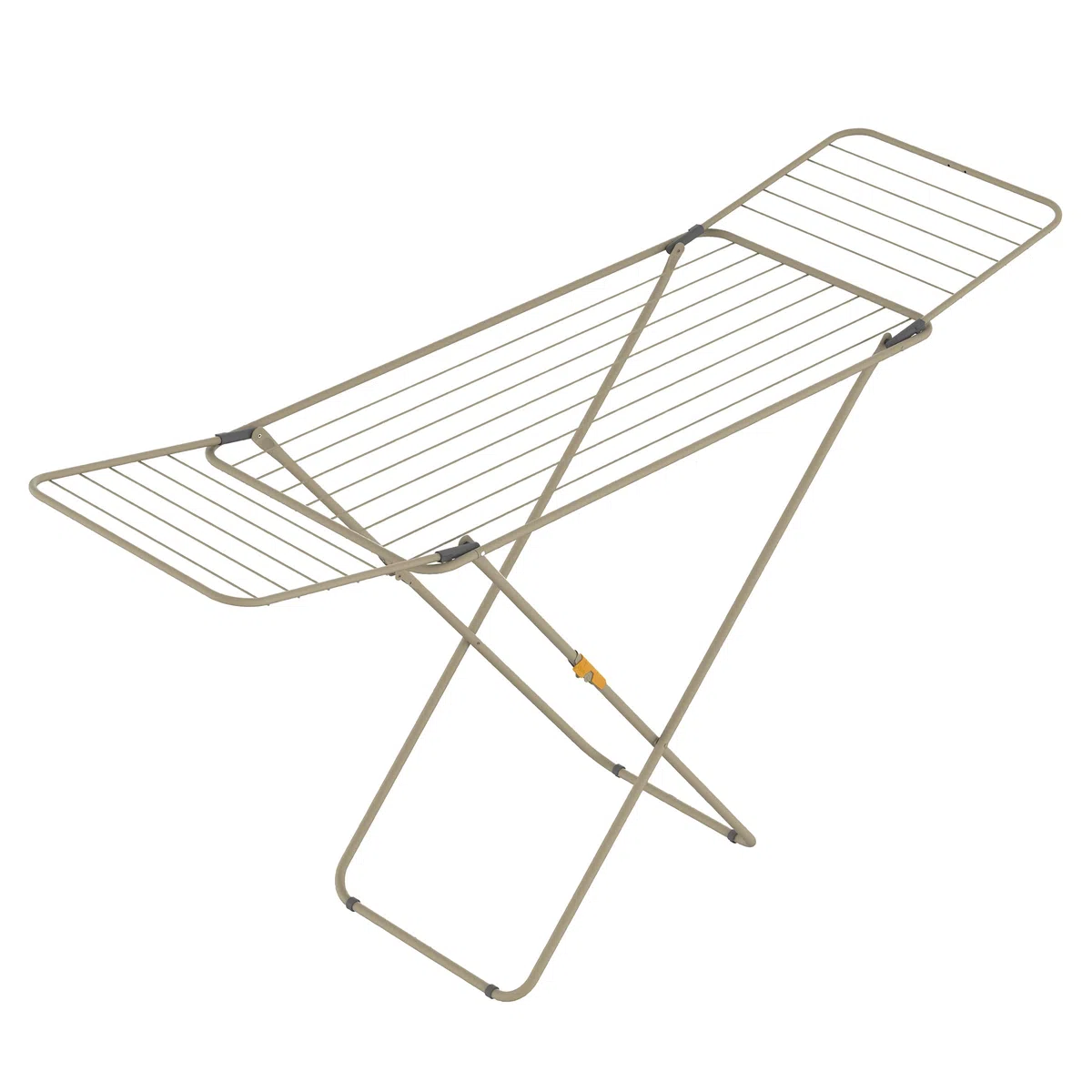 Rörets Tendedero de Pie con Alas Sussi Pearl Beige- Estructura de Acero Inoxidable, Bloqueo de Alas, Cierre de Seguridad, 18 m de Longitud de Secado - 52x176x96 cm