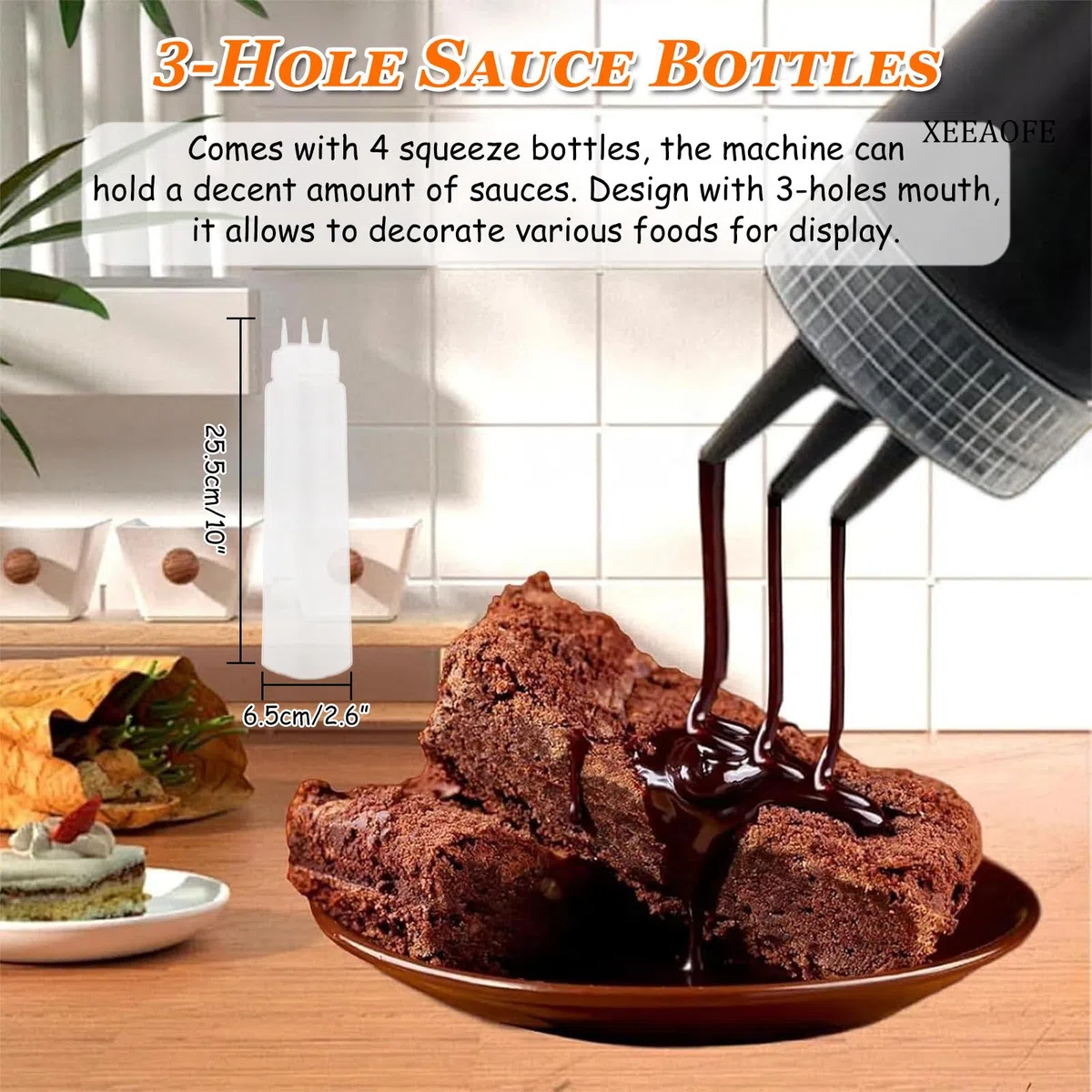 Dispensador de calentador de salsa de encimera, calentador comercial de acero inoxidable para dulce caliente, queso nacho y ketchup con 4 botellas